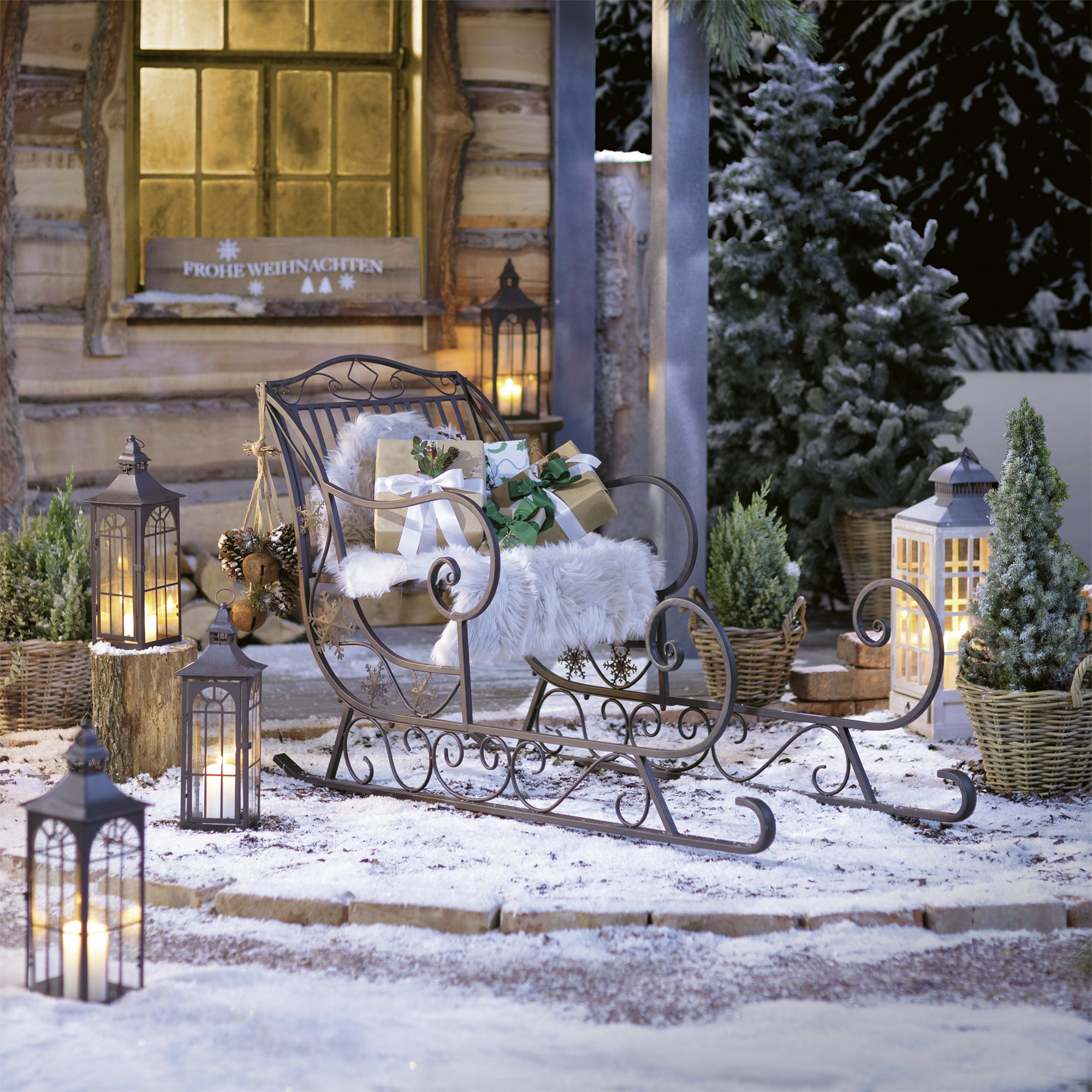 Acheter Traîneau "nostalgie", GM  dans la boutique en ligne de Frank Flechtwaren pour Traîneaux