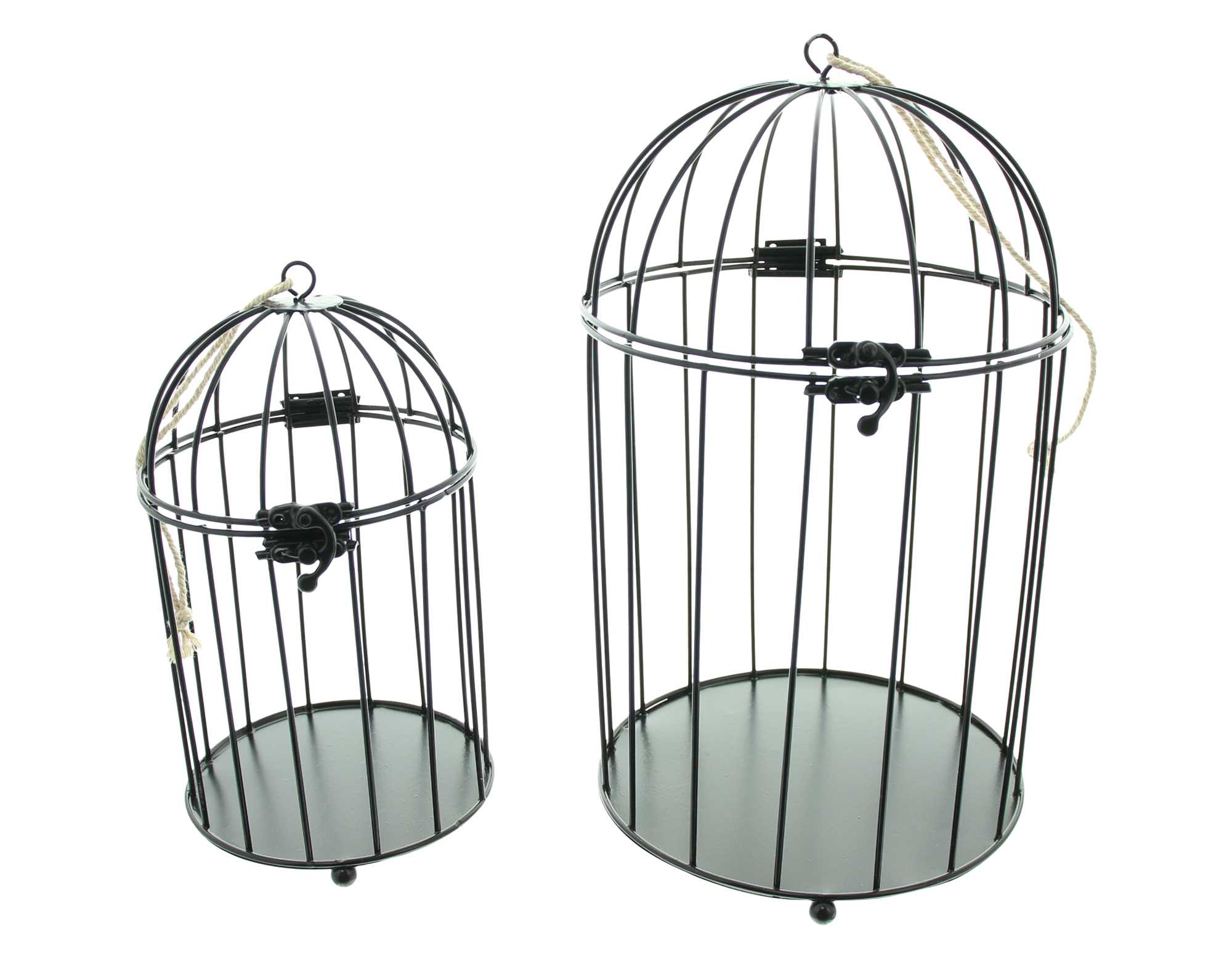 Acheter Lot de 2 cages décoratives "Gabbia"  dans la boutique en ligne de Frank Flechtwaren pour Suspensions décoratives