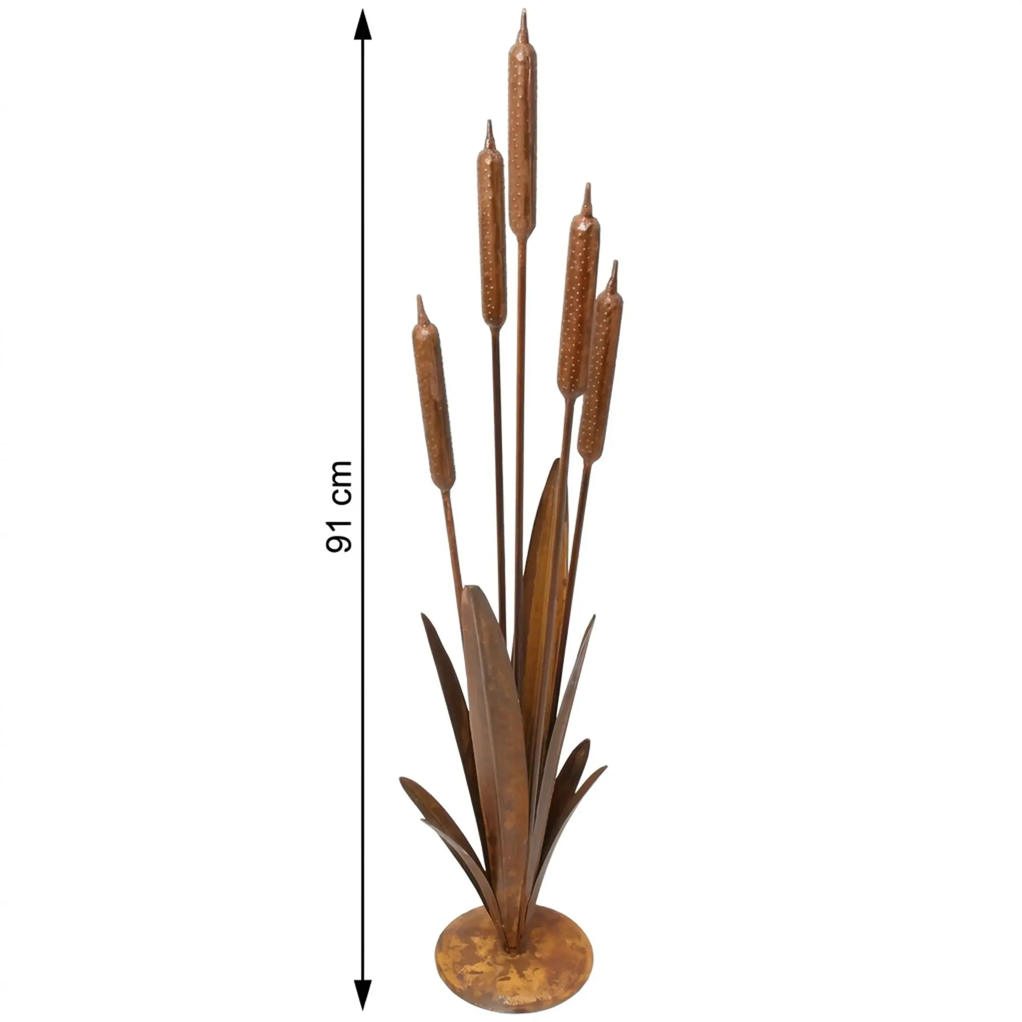 Acheter Décoration de jardin "roseaux"  dans la boutique en ligne de Frank Flechtwaren pour Décoration rouille pour votre jardin