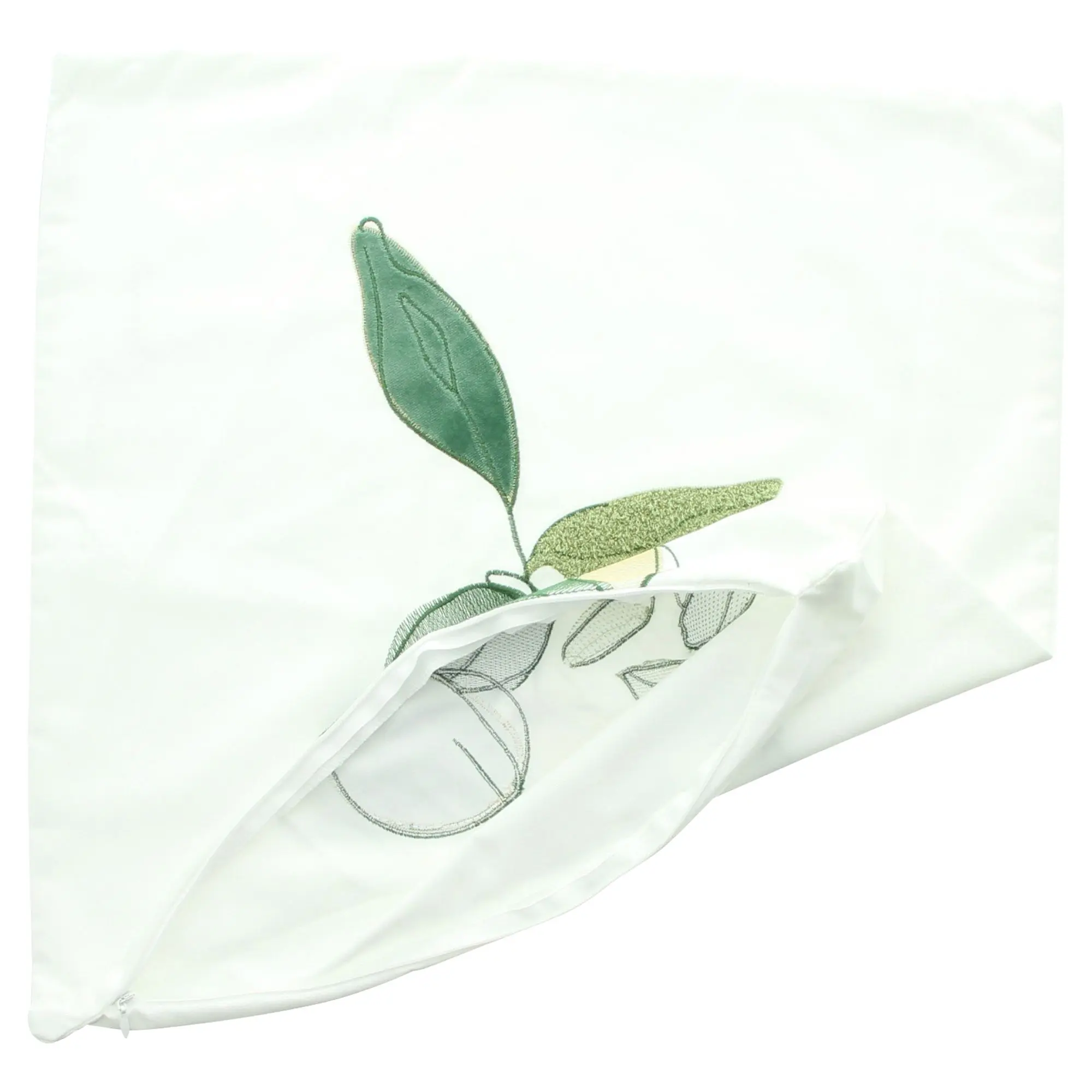 Acheter Housse de coussin "feuilles"  dans la boutique en ligne de Frank Flechtwaren pour Remplissages