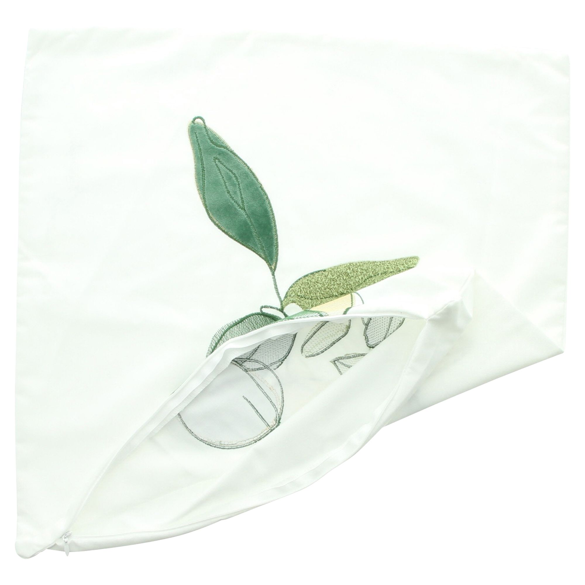 Acheter Housse de coussin "feuilles"  dans la boutique en ligne de Frank Flechtwaren pour Remplissages