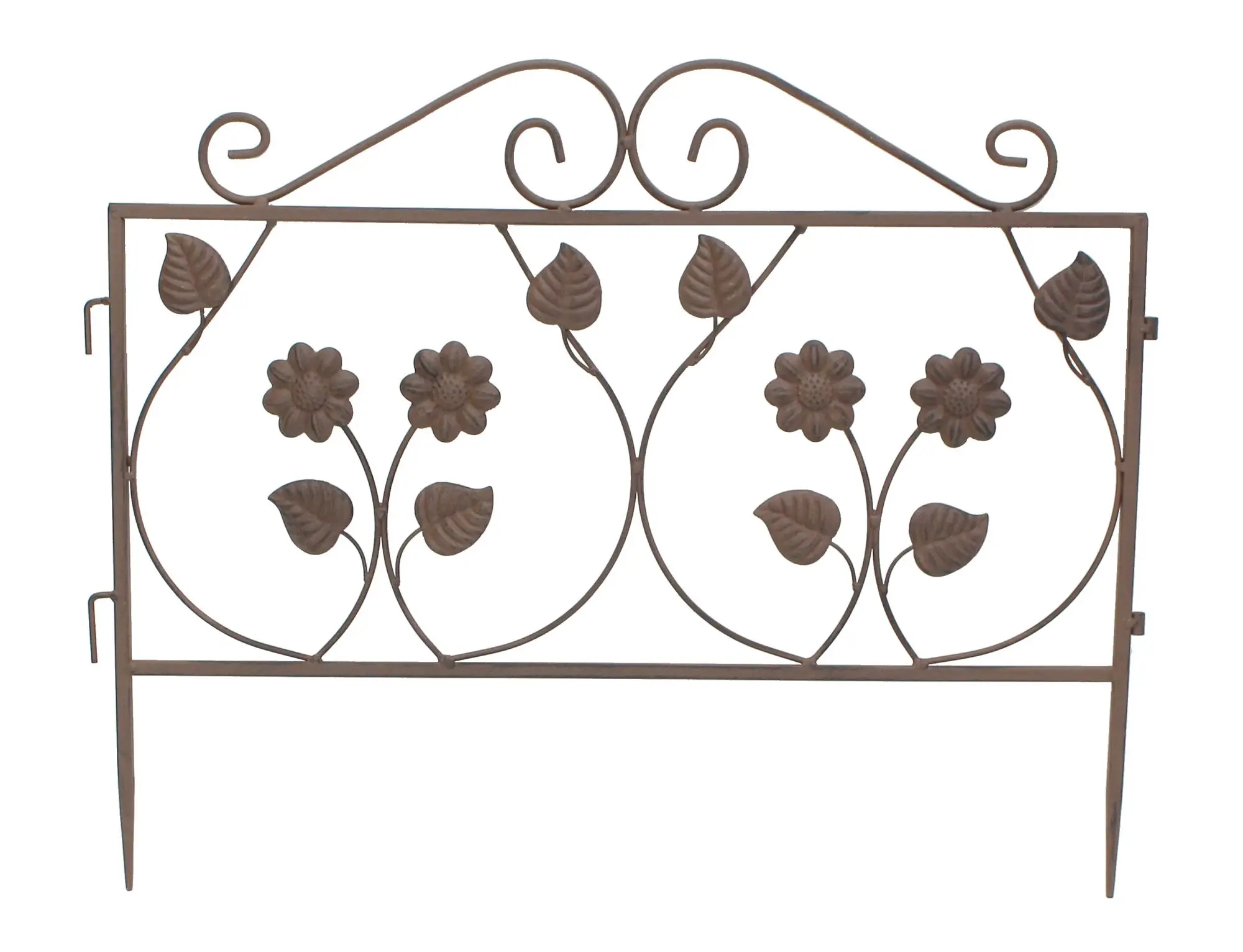 Acheter Élément clôture décoratif "fleur"  dans la boutique en ligne de Frank Flechtwaren pour Bordures &amp; clôtures