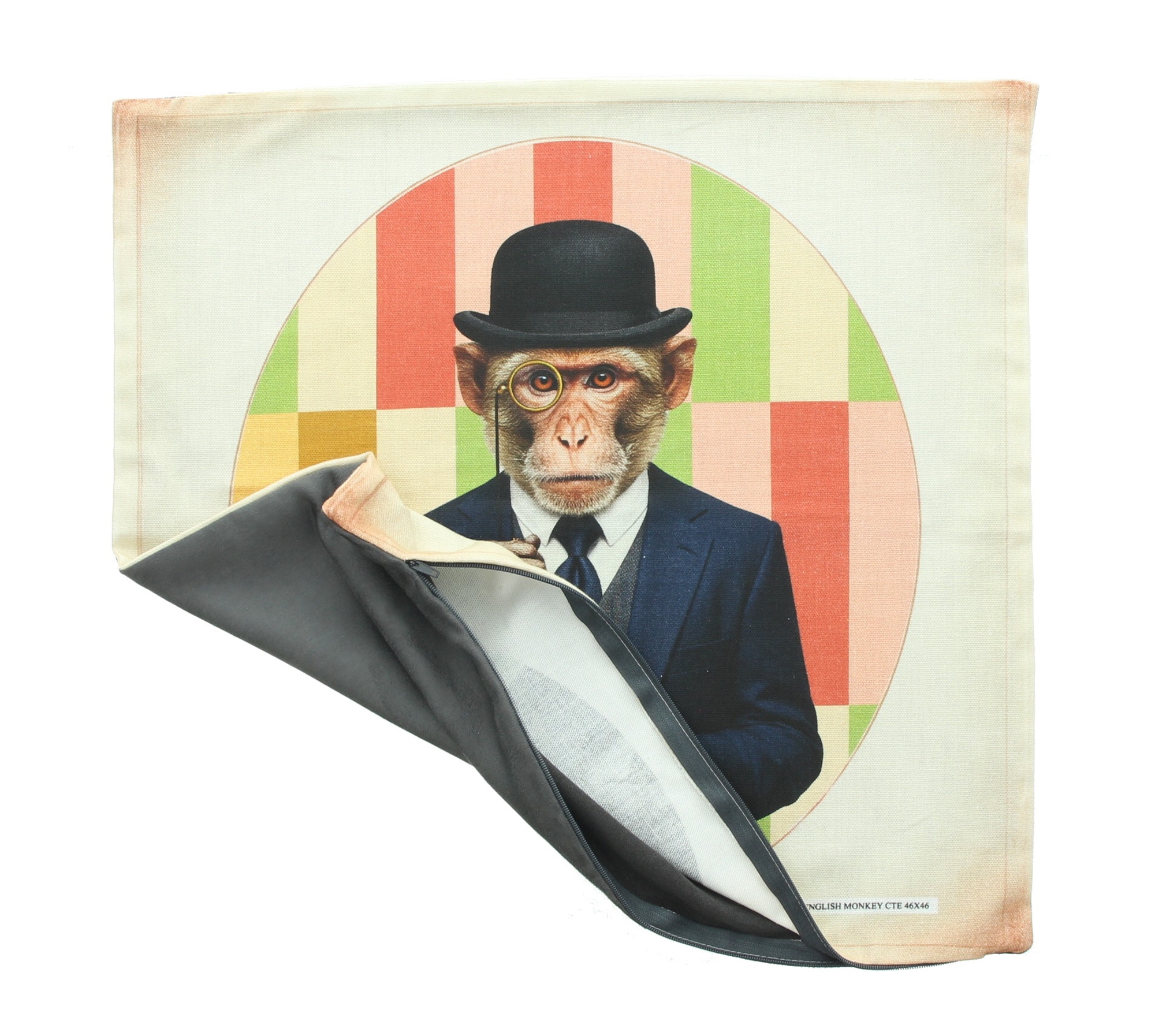 Acheter Housse de coussin "Monkey Charles"  dans la boutique en ligne de Frank Flechtwaren pour Remplissages