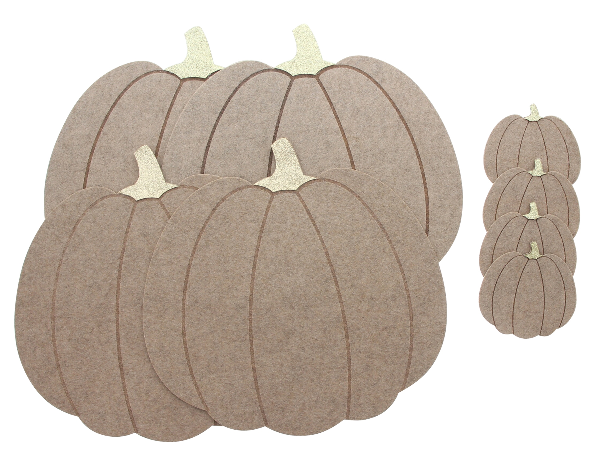 Acheter Set de table "citrouille", 8 pcs  dans la boutique en ligne de Frank Flechtwaren pour Série titre automne/hiver