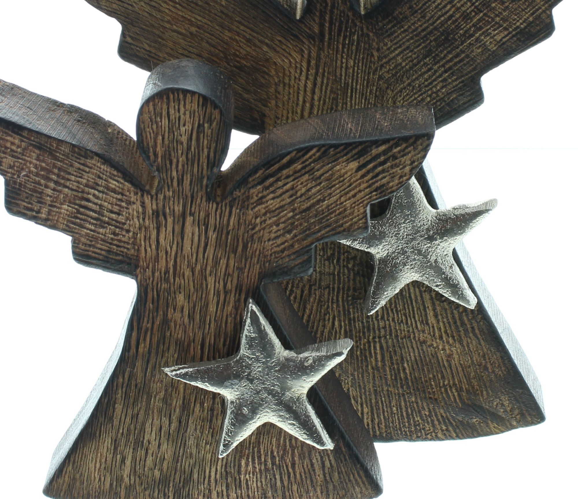 Acheter Lot de 2 anges "étoile argentée"  dans la boutique en ligne de Frank Flechtwaren pour Anges