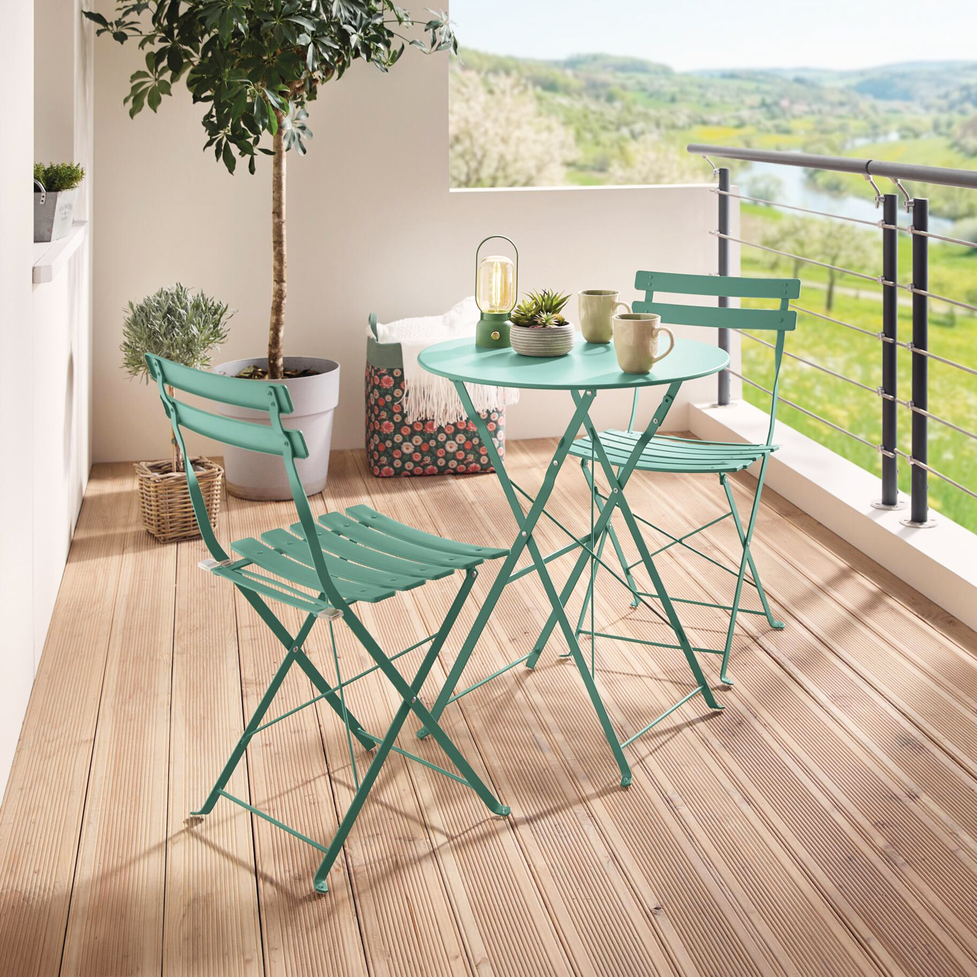Acheter Ensemble bistro "Green", 3 pcs  dans la boutique en ligne de Frank Flechtwaren