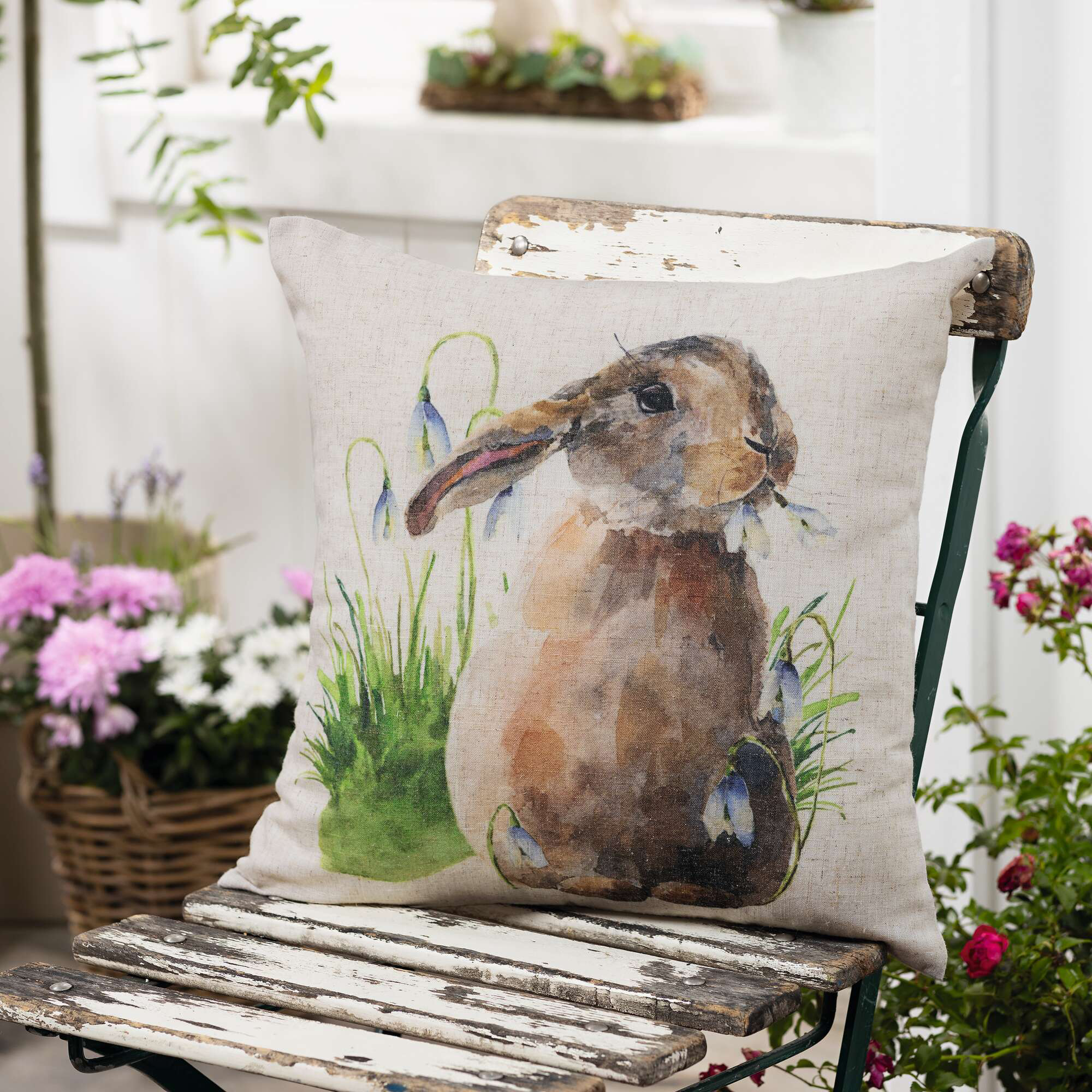 Acheter Housse de coussin "lapinou"  dans la boutique en ligne de Frank Flechtwaren