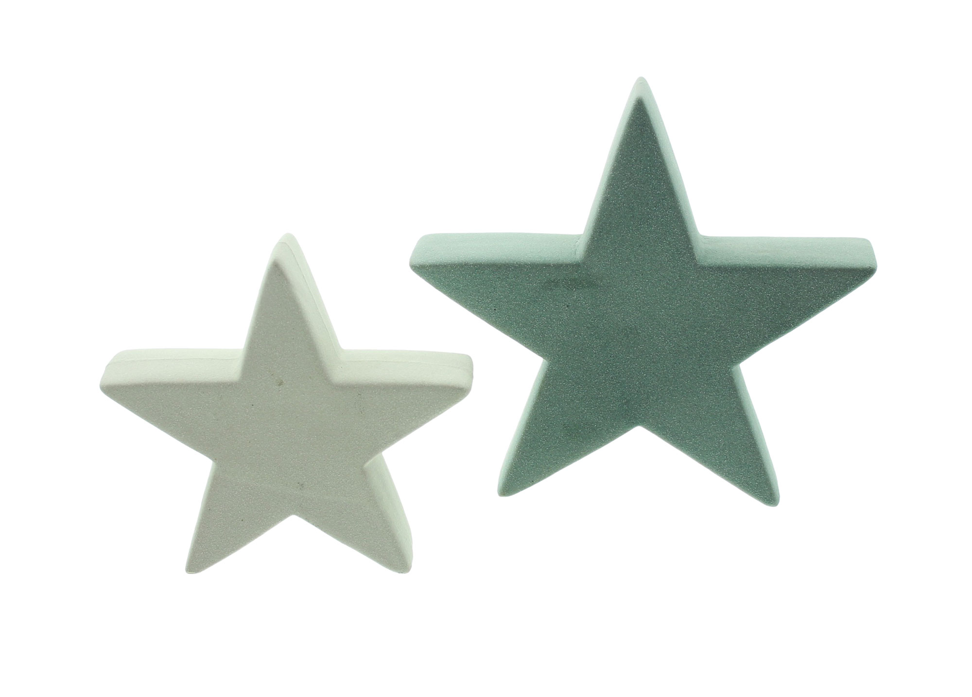 Acheter Lot de 2 étoiles "vert"  dans la boutique en ligne de Frank Flechtwaren pour Étoiles