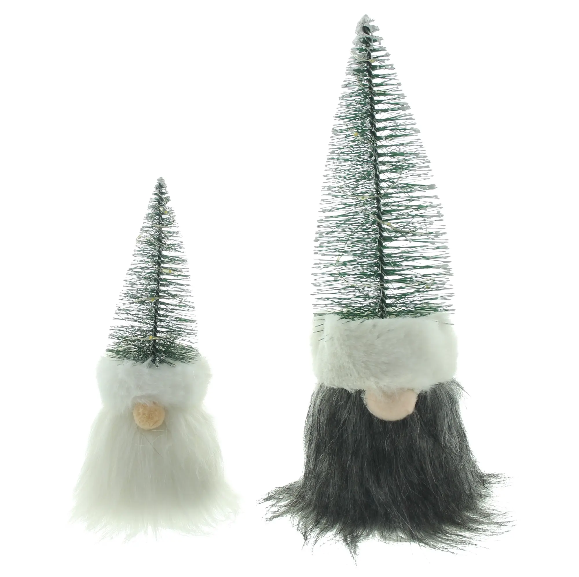 Acheter Lot de 2 lutins LED "sapin"  dans la boutique en ligne de Frank Flechtwaren pour Figurines