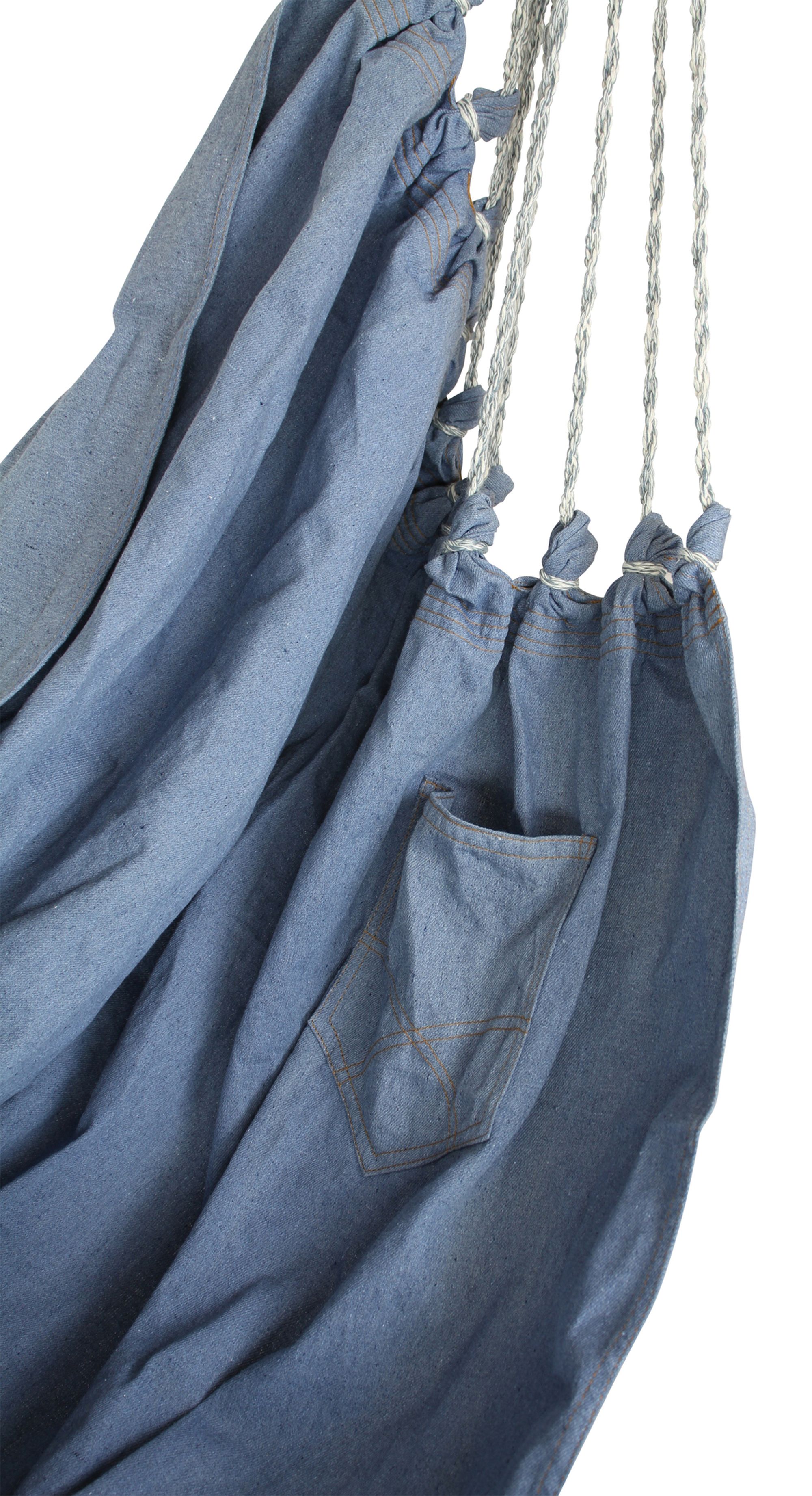 Acheter Fauteuil-hamac "Jeans" 3 housses de coussin, 4 pcs dans la boutique en ligne de Frank Flechtwaren pour Hamacs et fauteuils suspendus Acheter Fauteuil-hamac "Jeans" 3 housses de coussin, 4 pcs dans la boutique en ligne de Frank Flechtwaren pour Hamacs et fauteuils suspendus