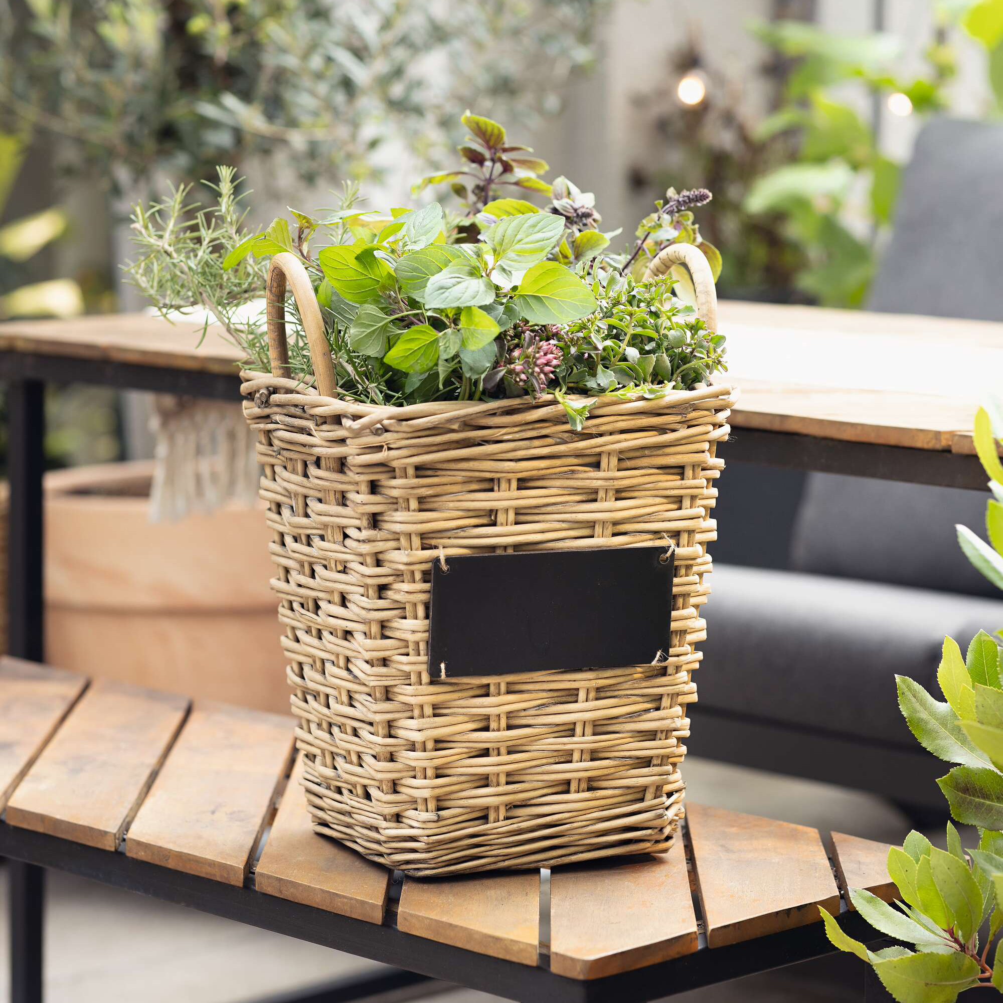Acheter Panier à plantes "osier chic"  dans la boutique en ligne de Frank Flechtwaren