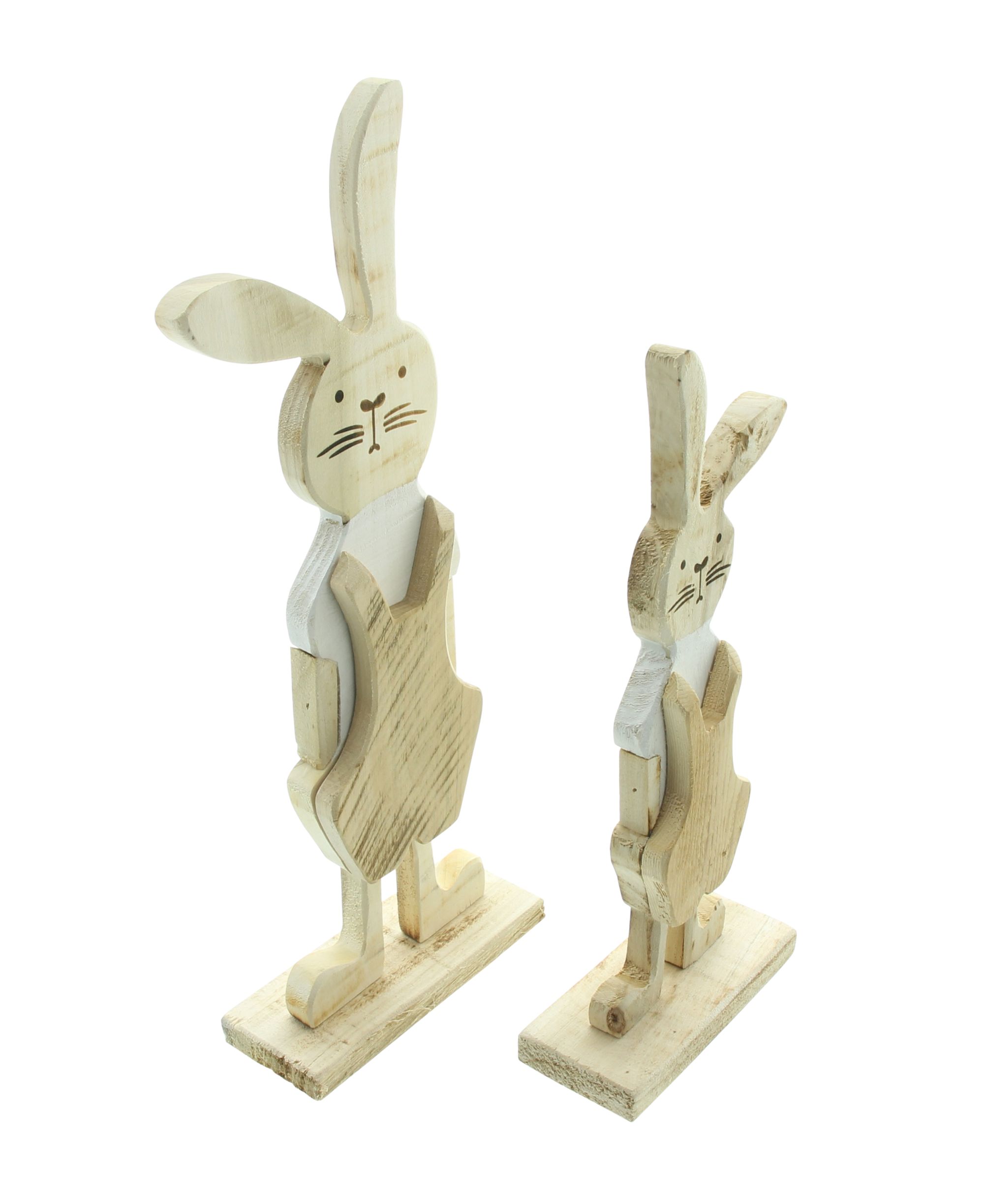 Acheter Lot de 2 lapins "bretelles"  dans la boutique en ligne de Frank Flechtwaren pour Lapin &amp; co
