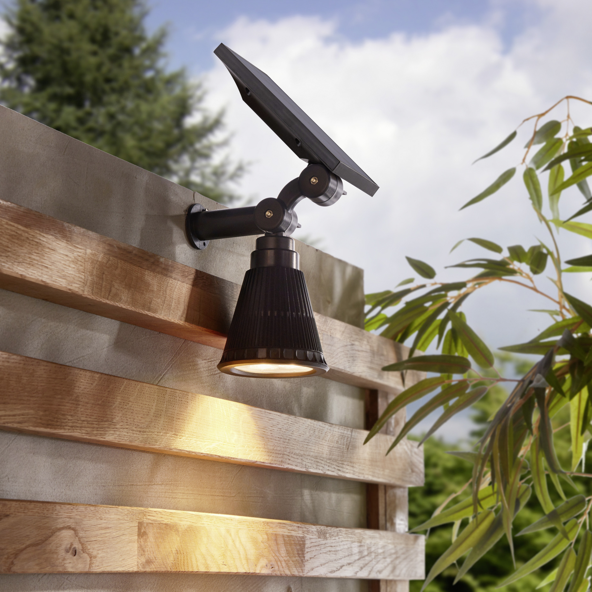 Acheter Spot LED solaire "Spotlight"  dans la boutique en ligne de Frank Flechtwaren