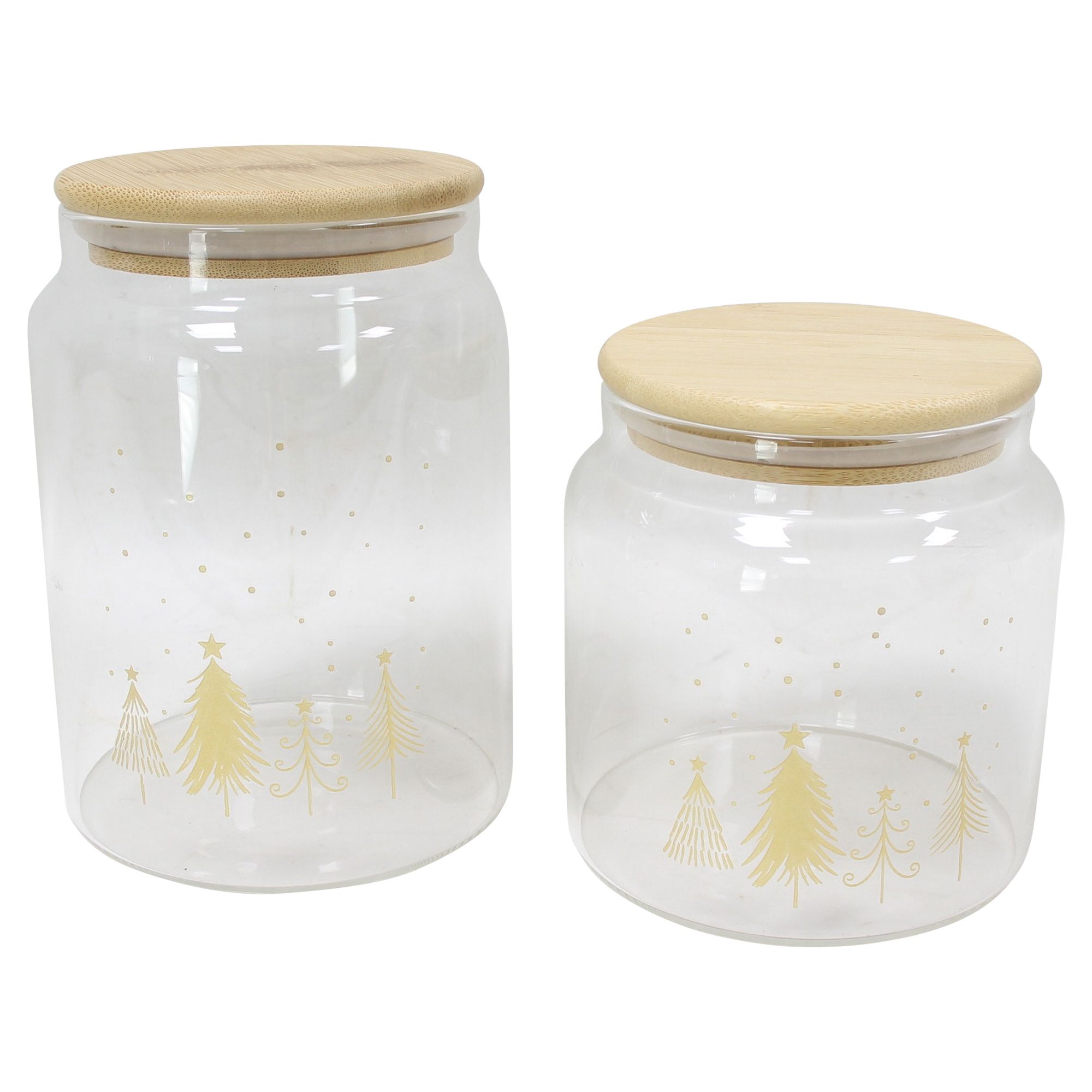 Acheter Bocaux de conservation « Forêt de Noël », lot de 2 dans la boutique en ligne de Frank Flechtwaren pour Coffrets cadeaux