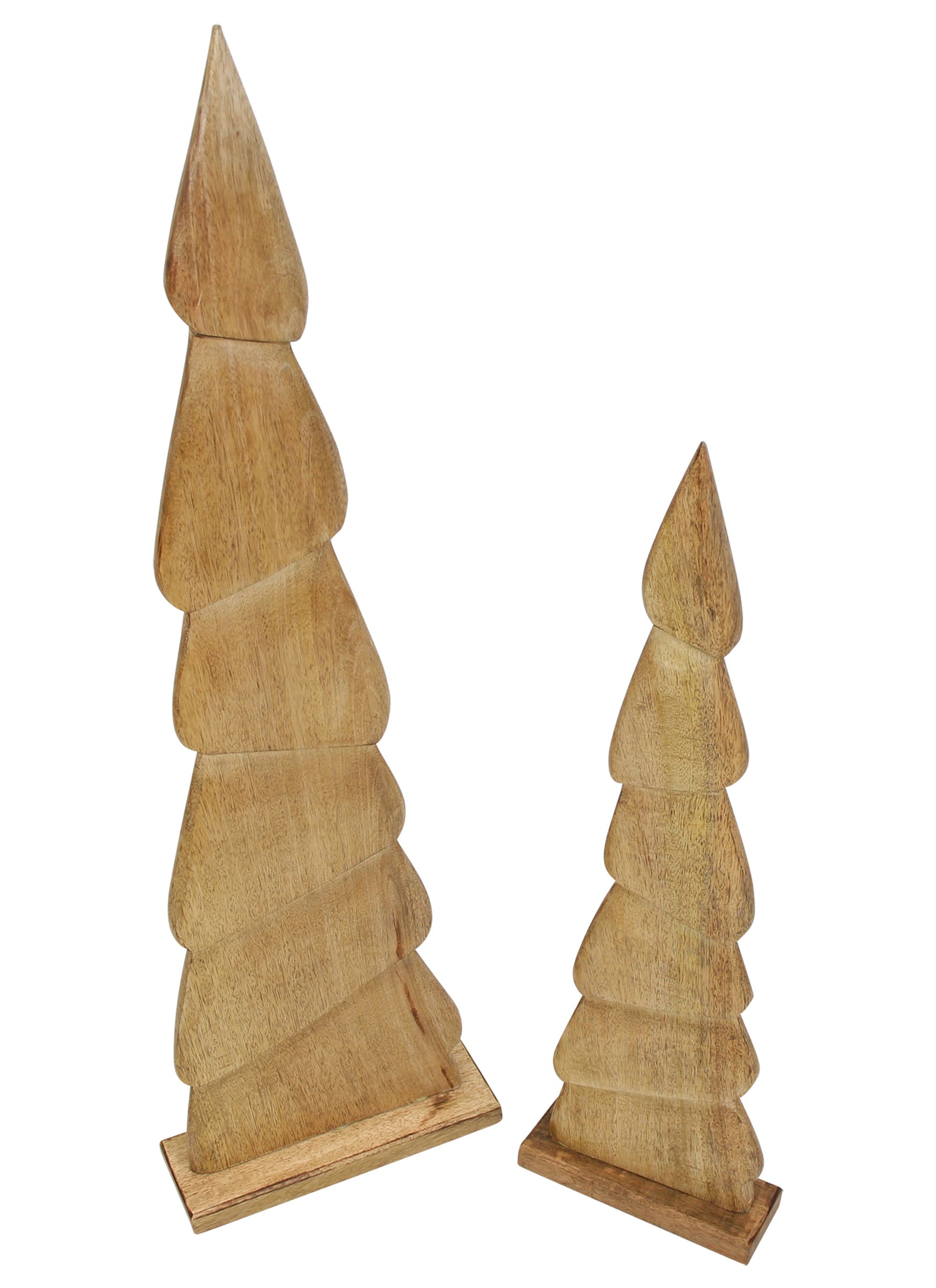 Acheter Lot de 2 sapins "bois de Manguier"  dans la boutique en ligne de Frank Flechtwaren pour Sapins