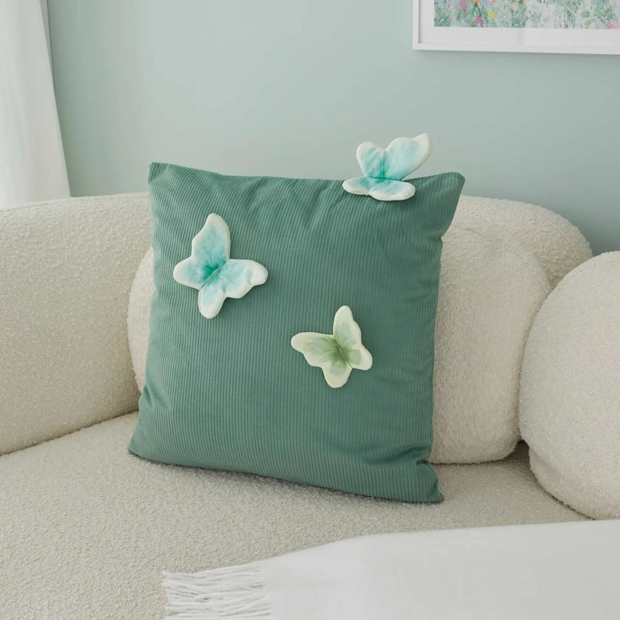 Acheter Housse de coussin "papillons"  dans la boutique en ligne de Frank Flechtwaren pour Pâques