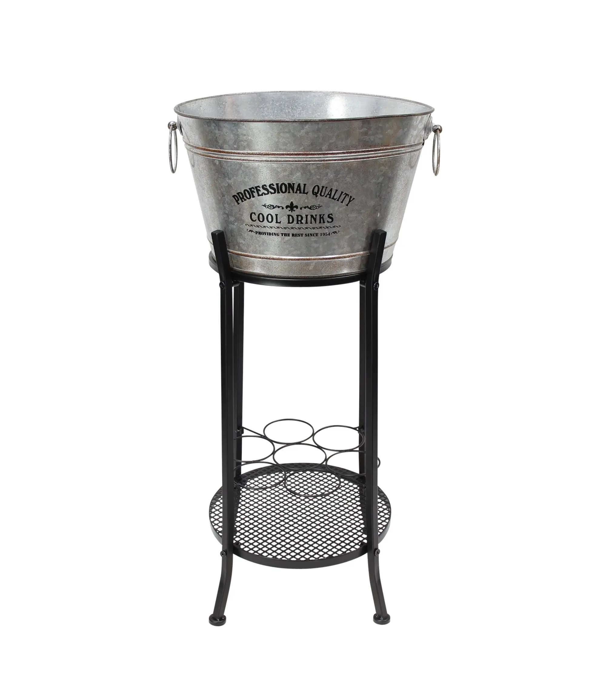 Acheter Présentoir à boissons "Cool Drinks", 2 pièces  dans la boutique en ligne de Frank Flechtwaren pour Barbecue &amp; détente