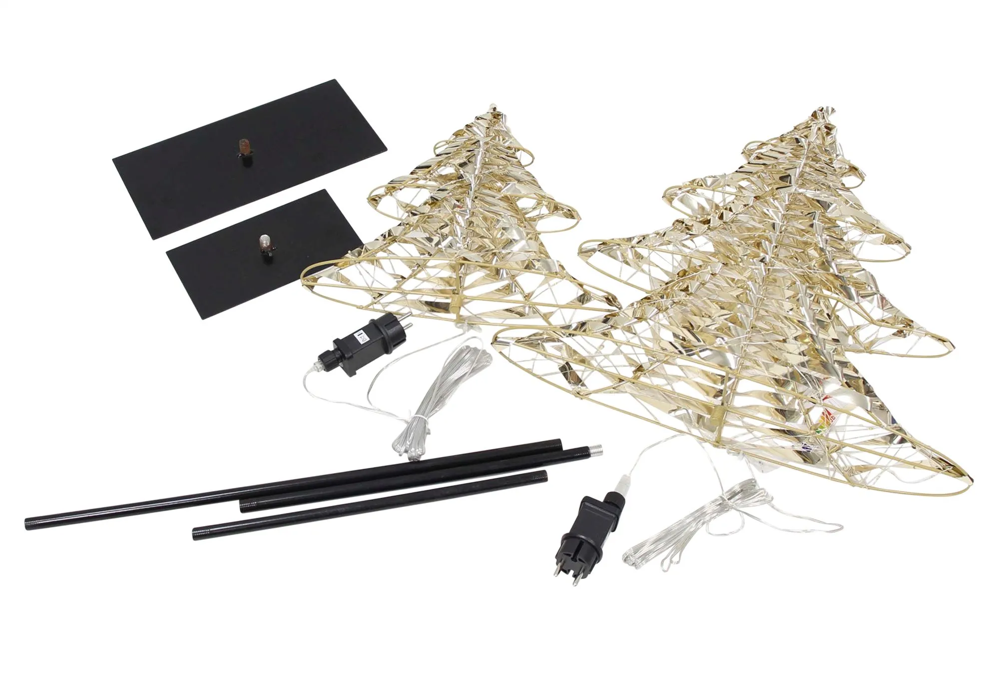 Acheter Sapin LED « Golden », 2 lot de set dans la boutique en ligne de Frank Flechtwaren pour Sapins