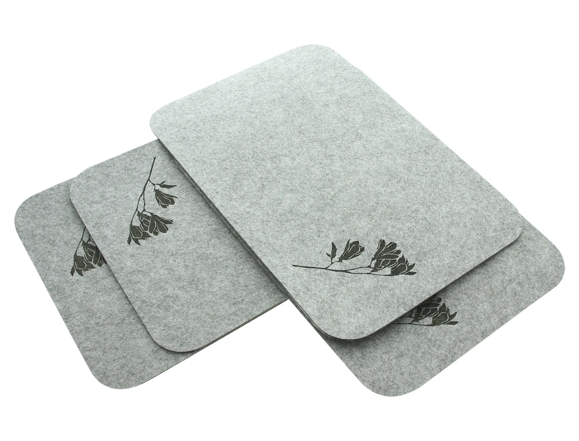 Acheter Lot de 4 sets de table "branche fleurie"  dans la boutique en ligne de Frank Flechtwaren pour Sets de table