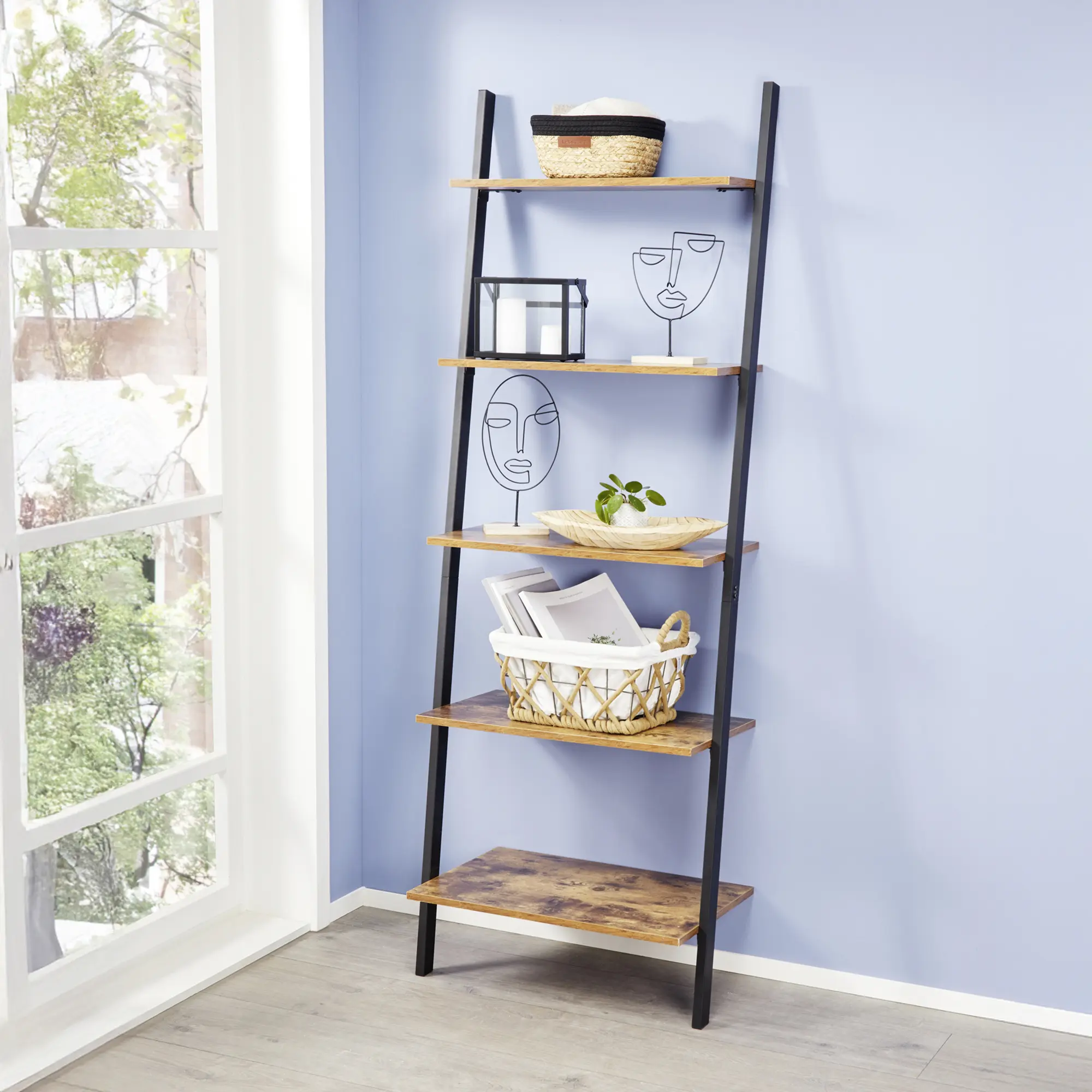 Acheter Étagère échelle "charme vintage"  dans la boutique en ligne de Frank Flechtwaren pour Étagères