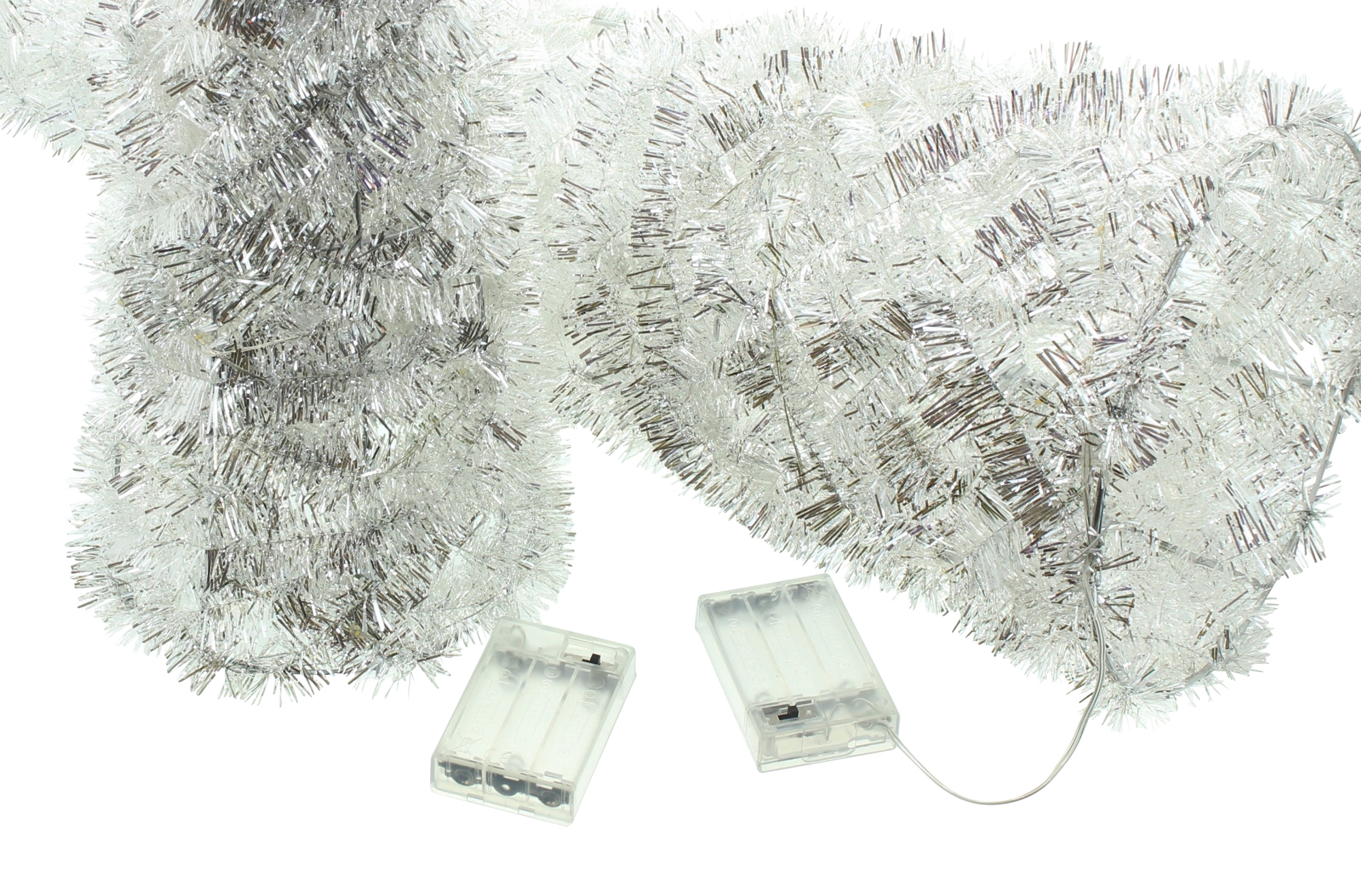 Acheter Lot de 2 cônes "scintillement argenté"  dans la boutique en ligne de Frank Flechtwaren pour Décoration LED