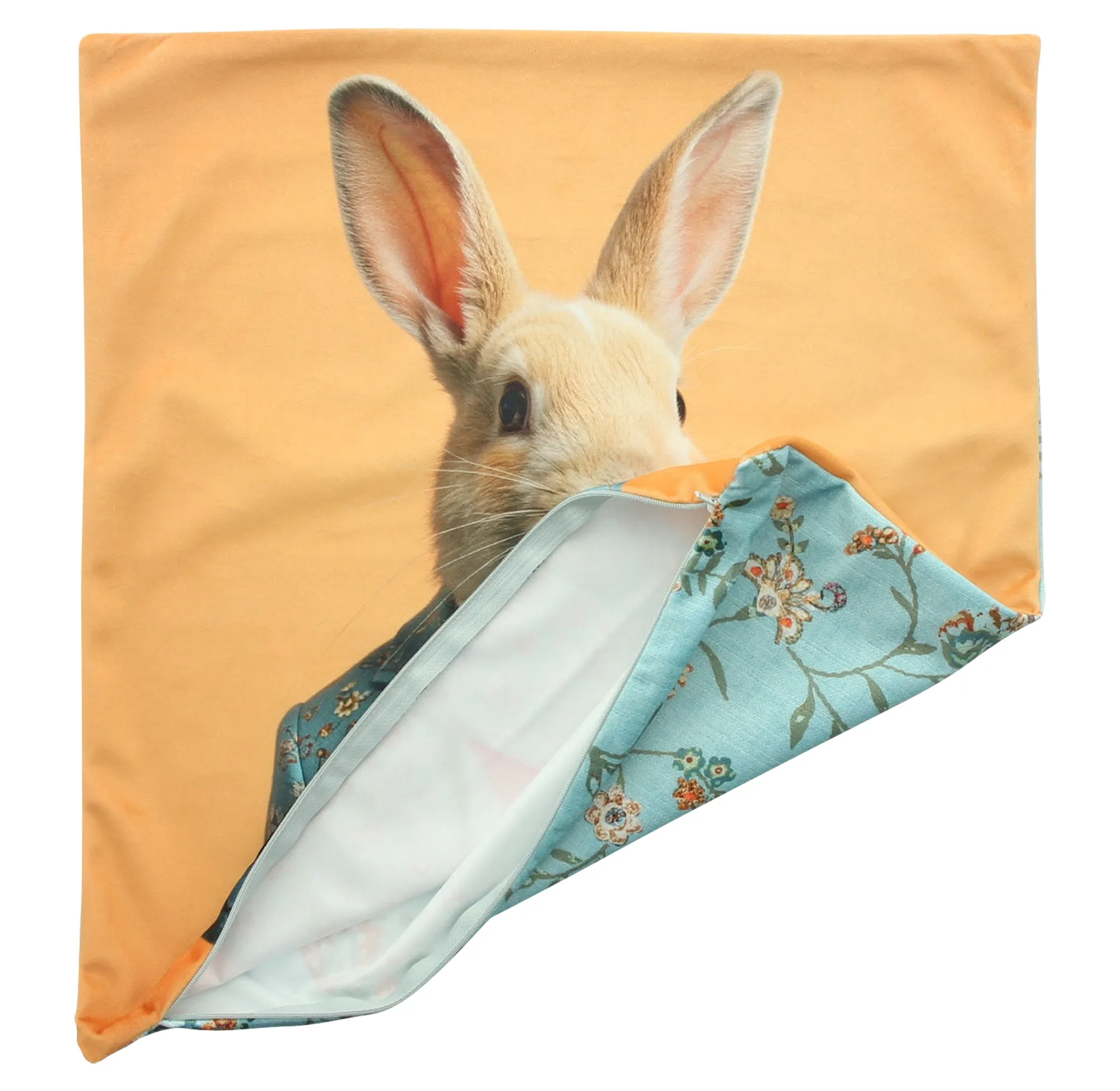 Acheter Housse de coussin "Mr.Rabbit"  dans la boutique en ligne de Frank Flechtwaren pour Coussins &amp; remplissages