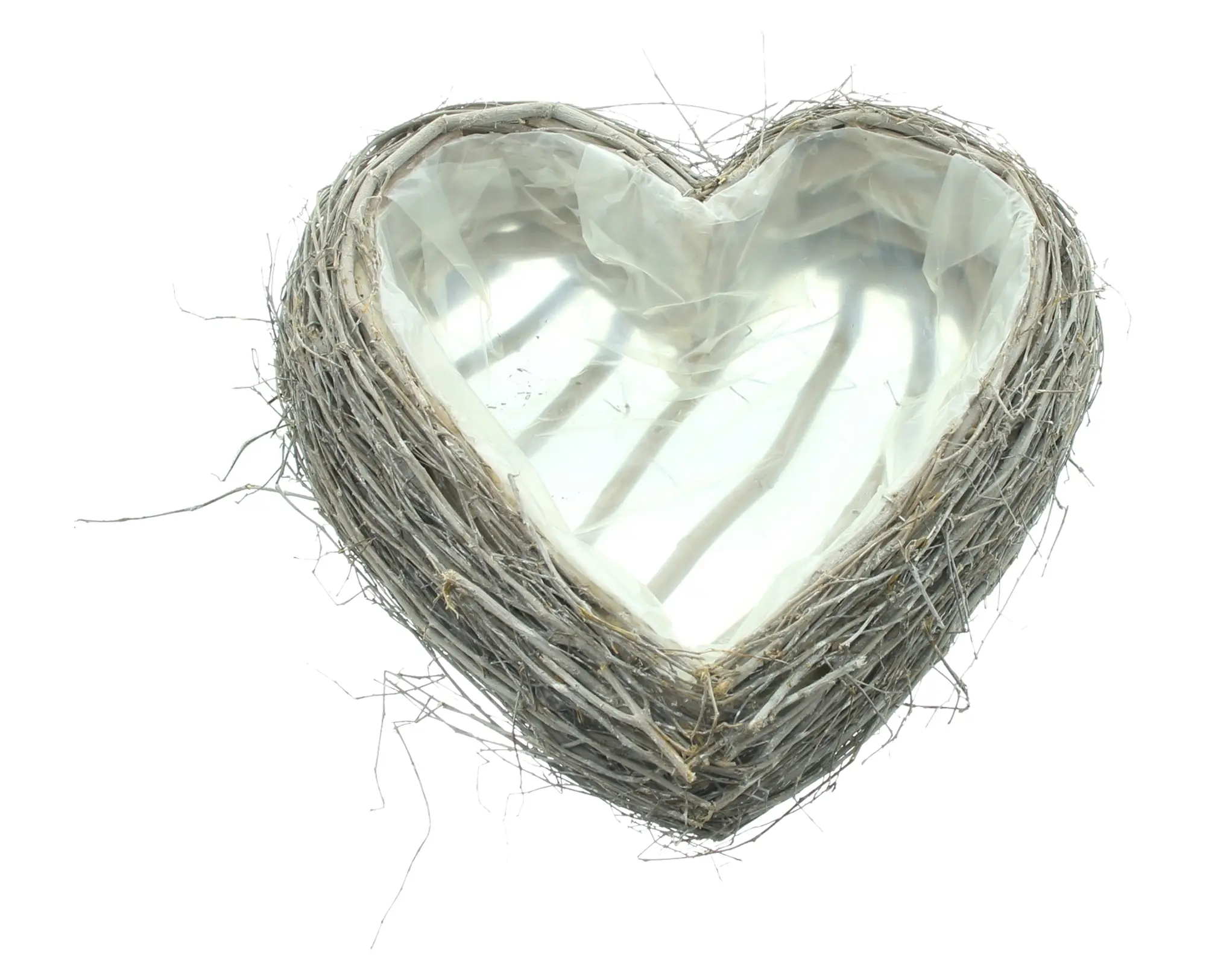 Acheter Jardinière "coeur"  dans la boutique en ligne de Frank Flechtwaren pour Jardinières corbeilles