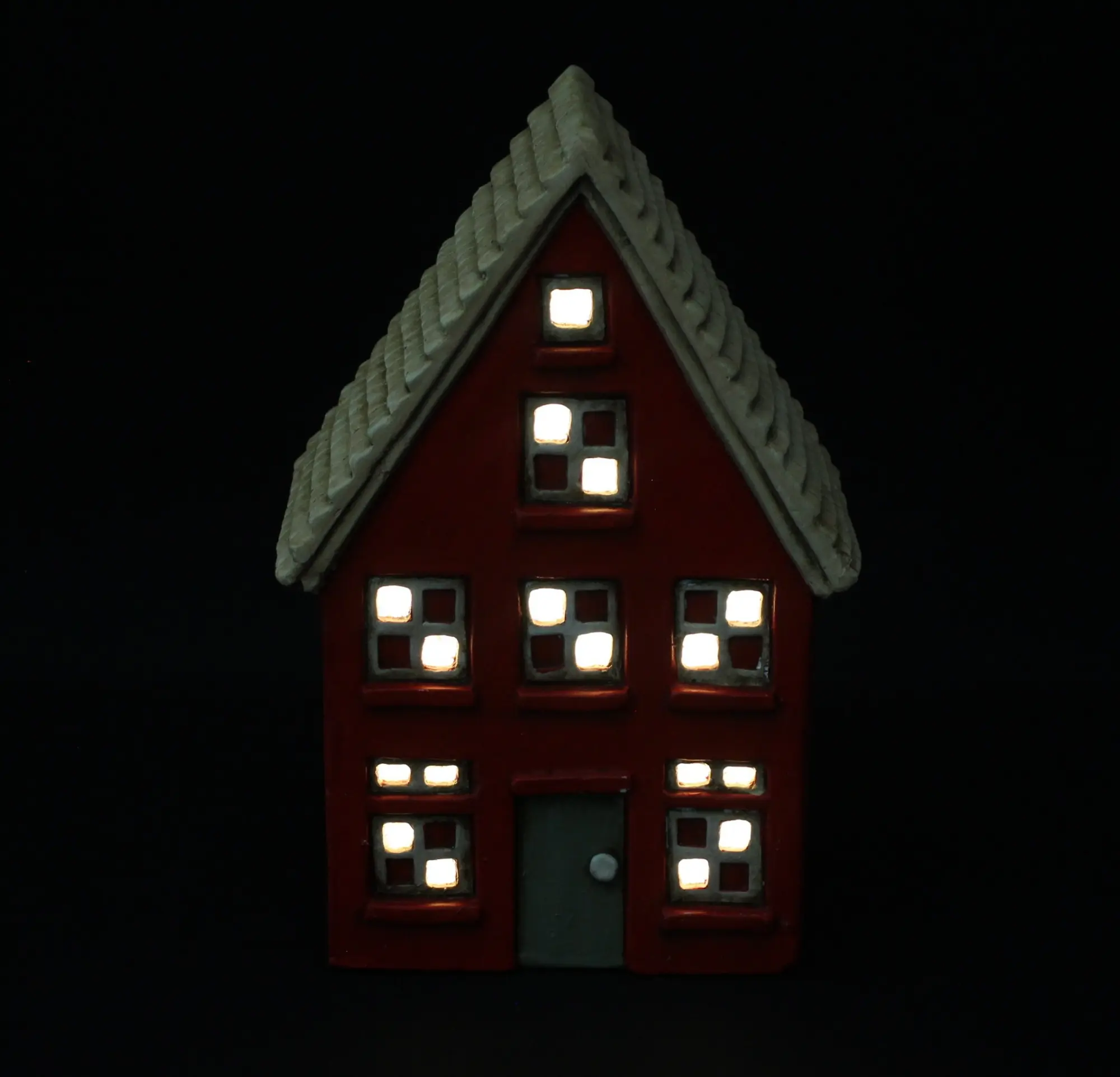 Acheter Maison LED "Sweet red Home"  dans la boutique en ligne de Frank Flechtwaren pour Décoration de table LED