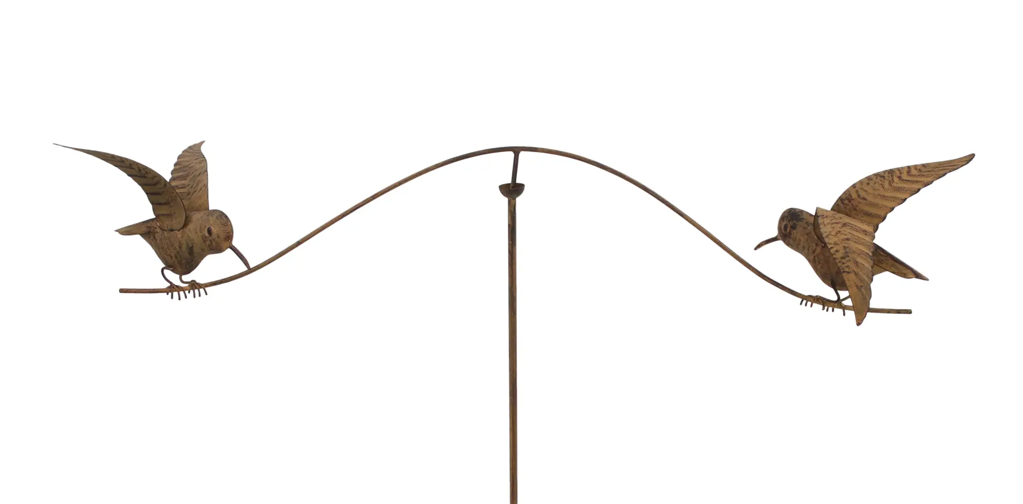 Acheter Pic de jardin "balancelle à oiseaux"  dans la boutique en ligne de Frank Flechtwaren pour Décoration rouille pour votre jardin