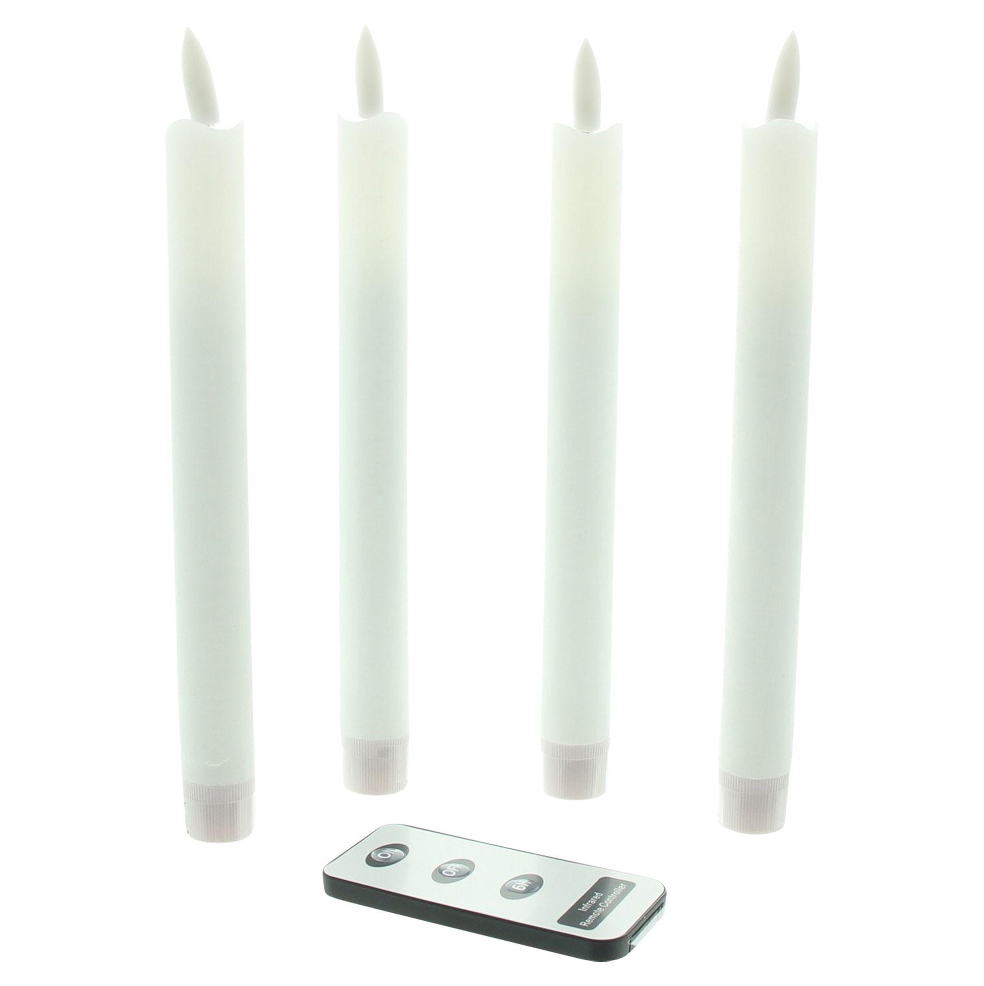 Acheter Lot de 4 bougies tiges "classique"  dans la boutique en ligne de Frank Flechtwaren pour Bougies &amp; LEDs