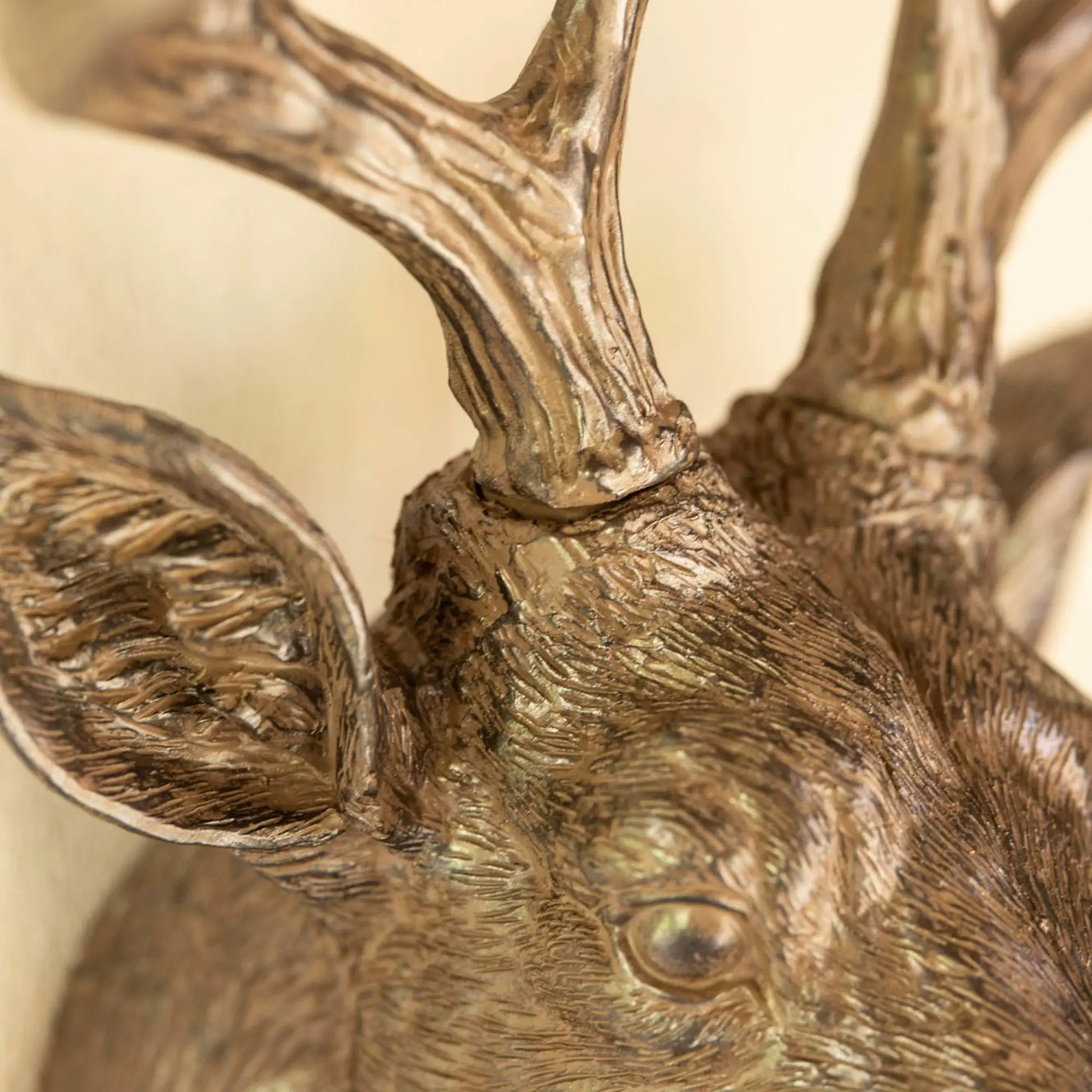 Acheter Cerf décoratif « Golden », lot de 2 dans la boutique en ligne de Frank Flechtwaren pour Promenade en forêt