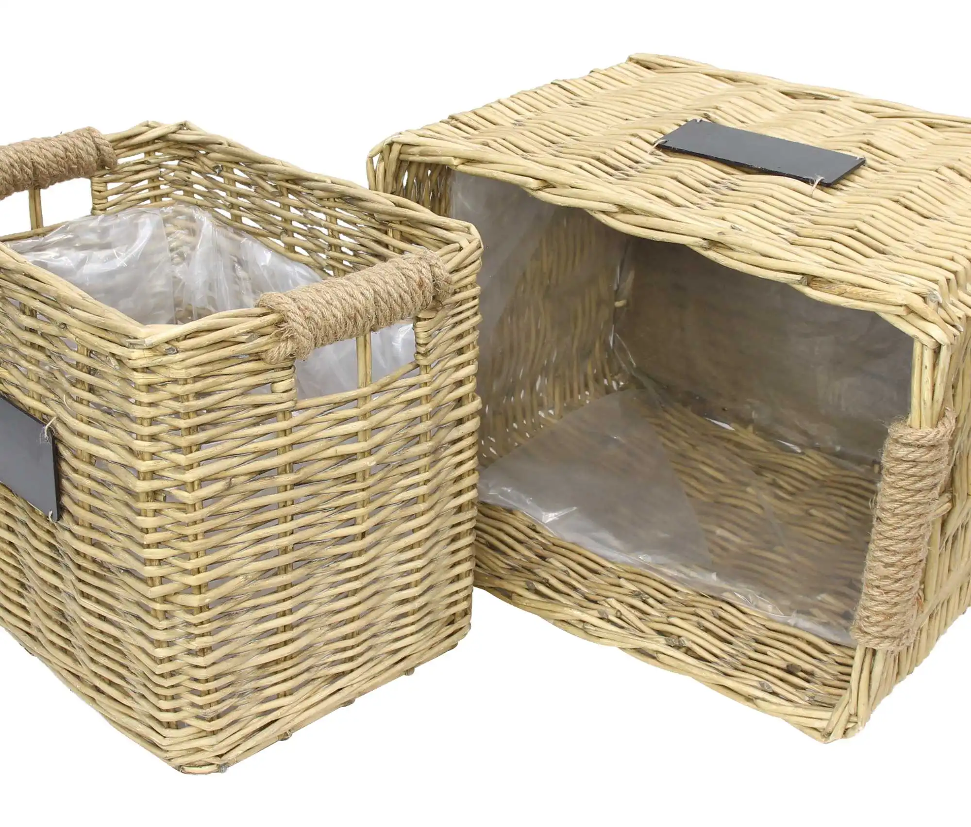Acheter Lot de 2 paniers à plantes "osier chic" dans la boutique en ligne de Frank Flechtwaren pour Jardinières corbeilles Acheter Lot de 2 paniers à plantes "osier chic" dans la boutique en ligne de Frank Flechtwaren pour Jardinières corbeilles
