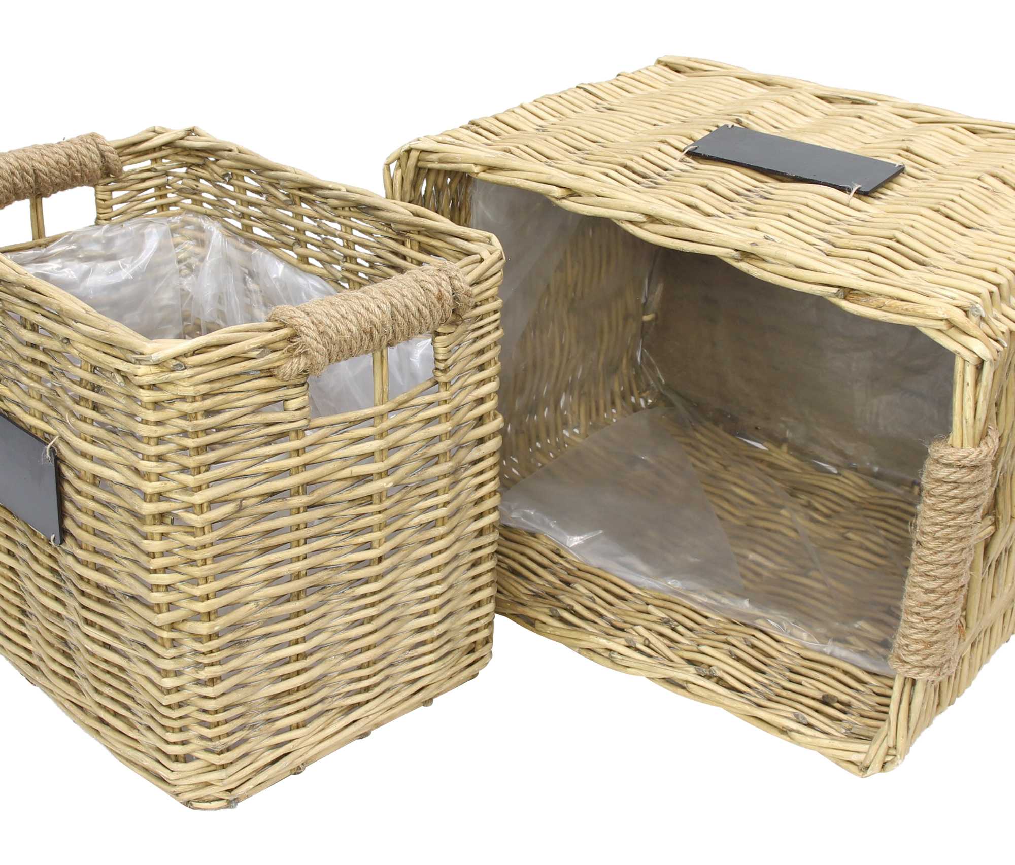Acheter Lot de 2 paniers à plantes "osier chic"  dans la boutique en ligne de Frank Flechtwaren pour Jardinières corbeilles