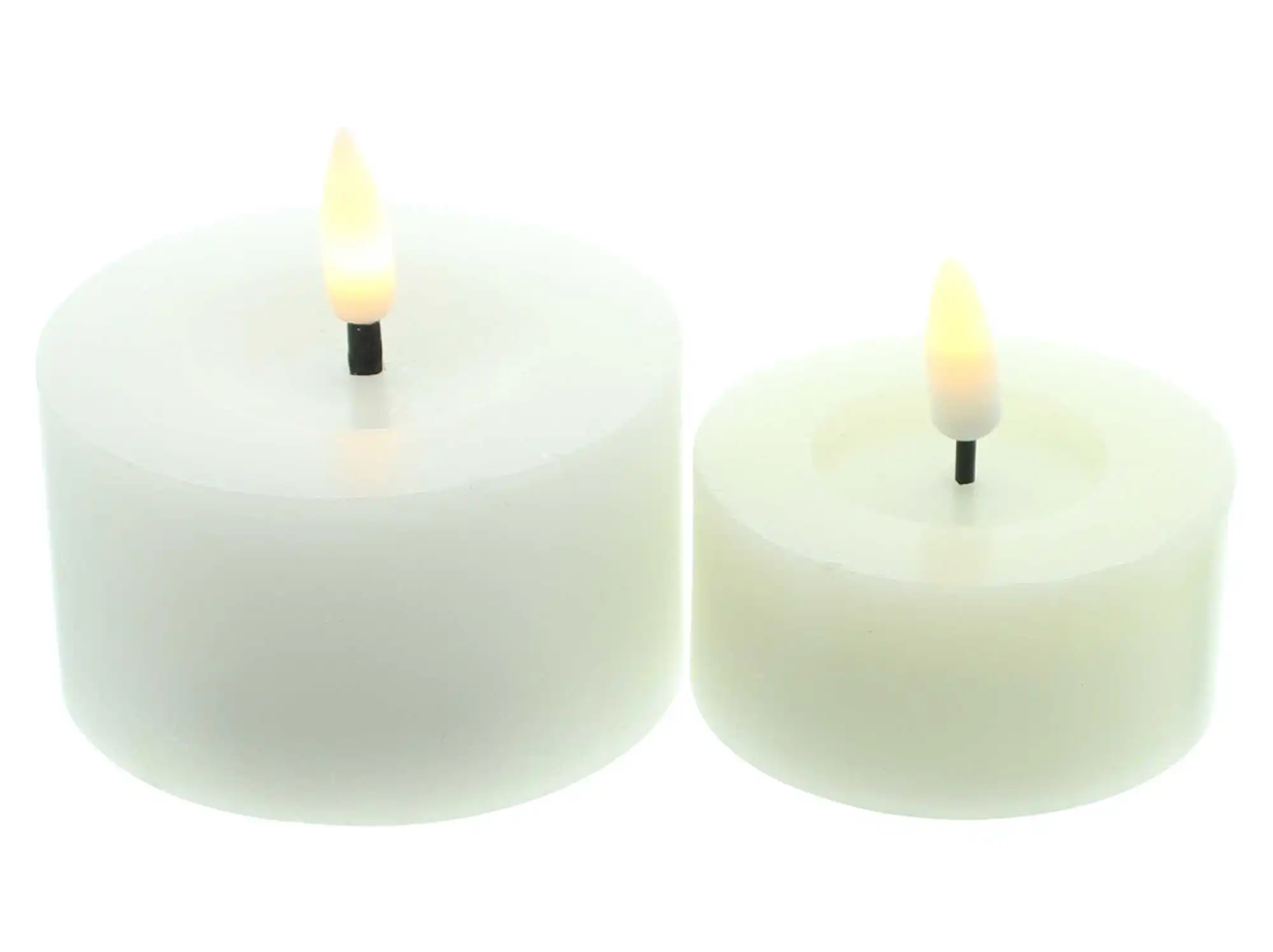 Acheter Lot de 2 bougies LED "White"  dans la boutique en ligne de Frank Flechtwaren pour Pâques