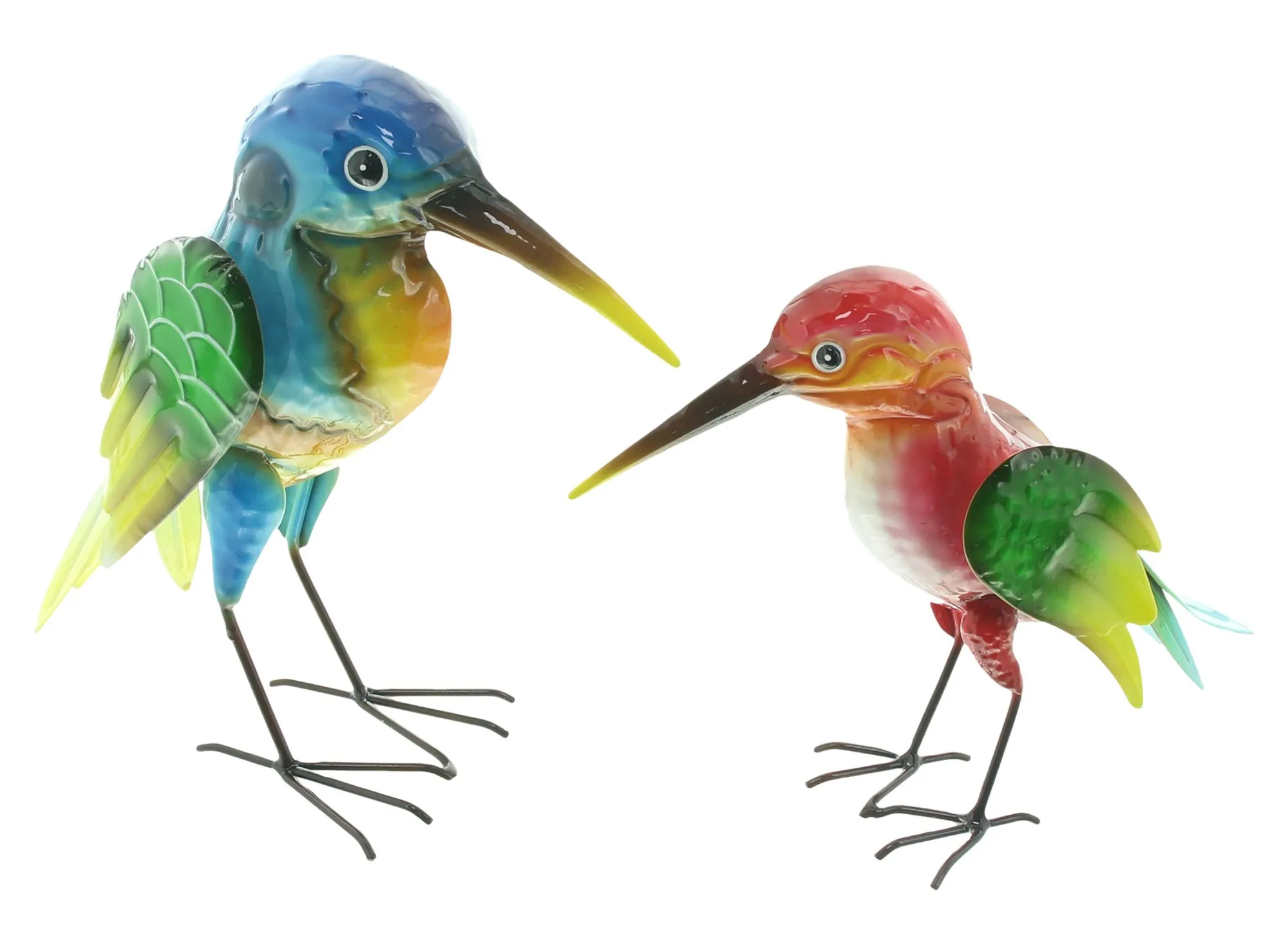 Acheter Lot de 2 figurines "oiseau coloré"  dans la boutique en ligne de Frank Flechtwaren pour Figurines décoratives