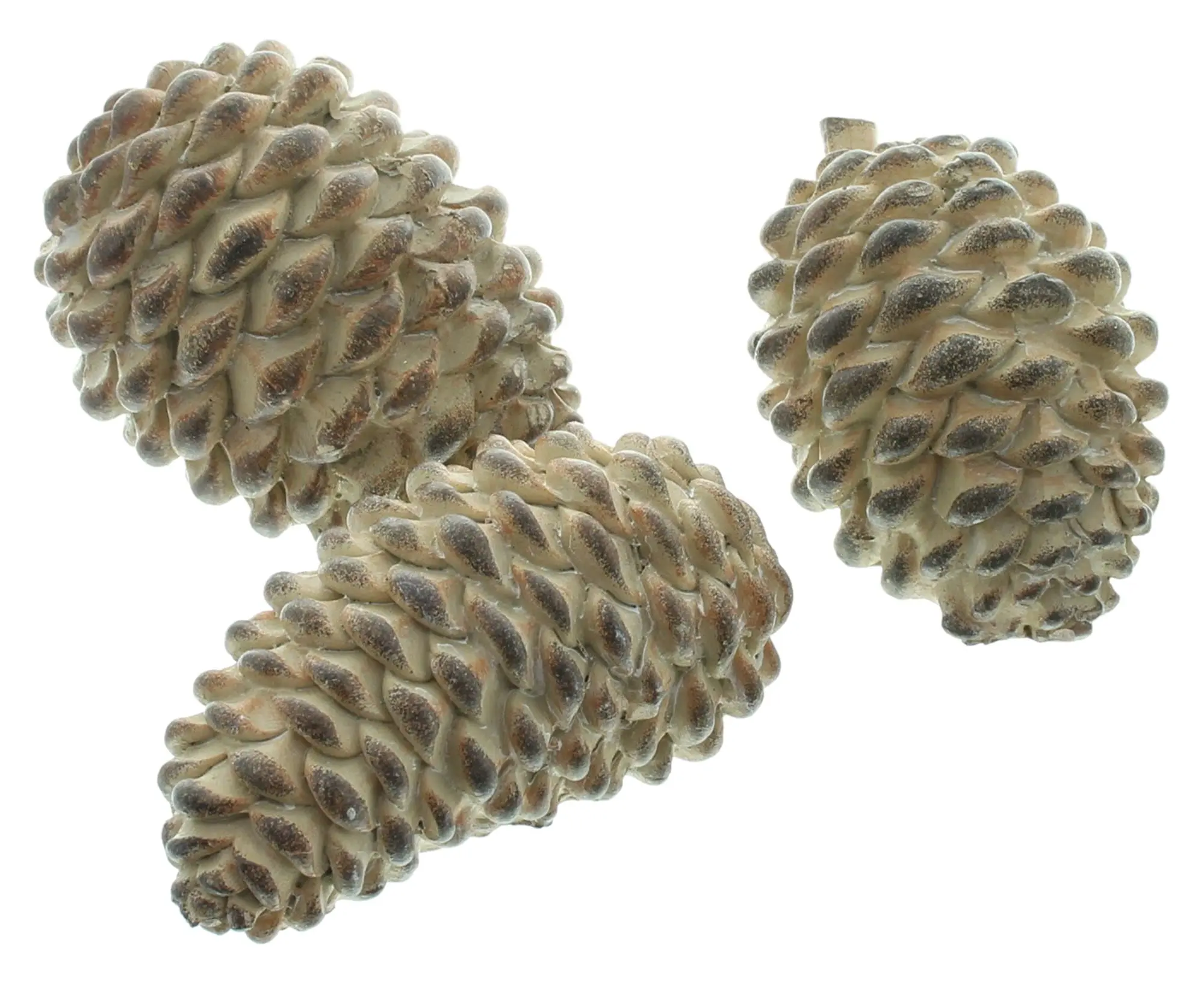 Acheter Pommes de pin décoratives « Natural », lot de 3 dans la boutique en ligne de Frank Flechtwaren pour Accessoires pour couronnes de l’Avent