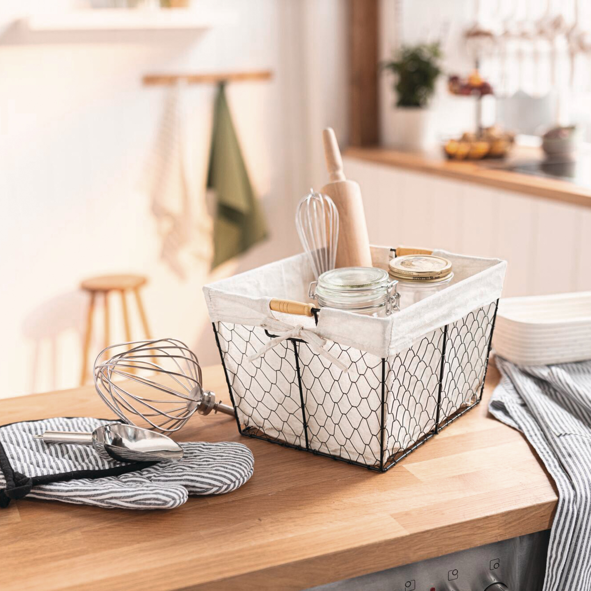 Acheter Panier fil métallique "Romance"  dans la boutique en ligne de Frank Flechtwaren