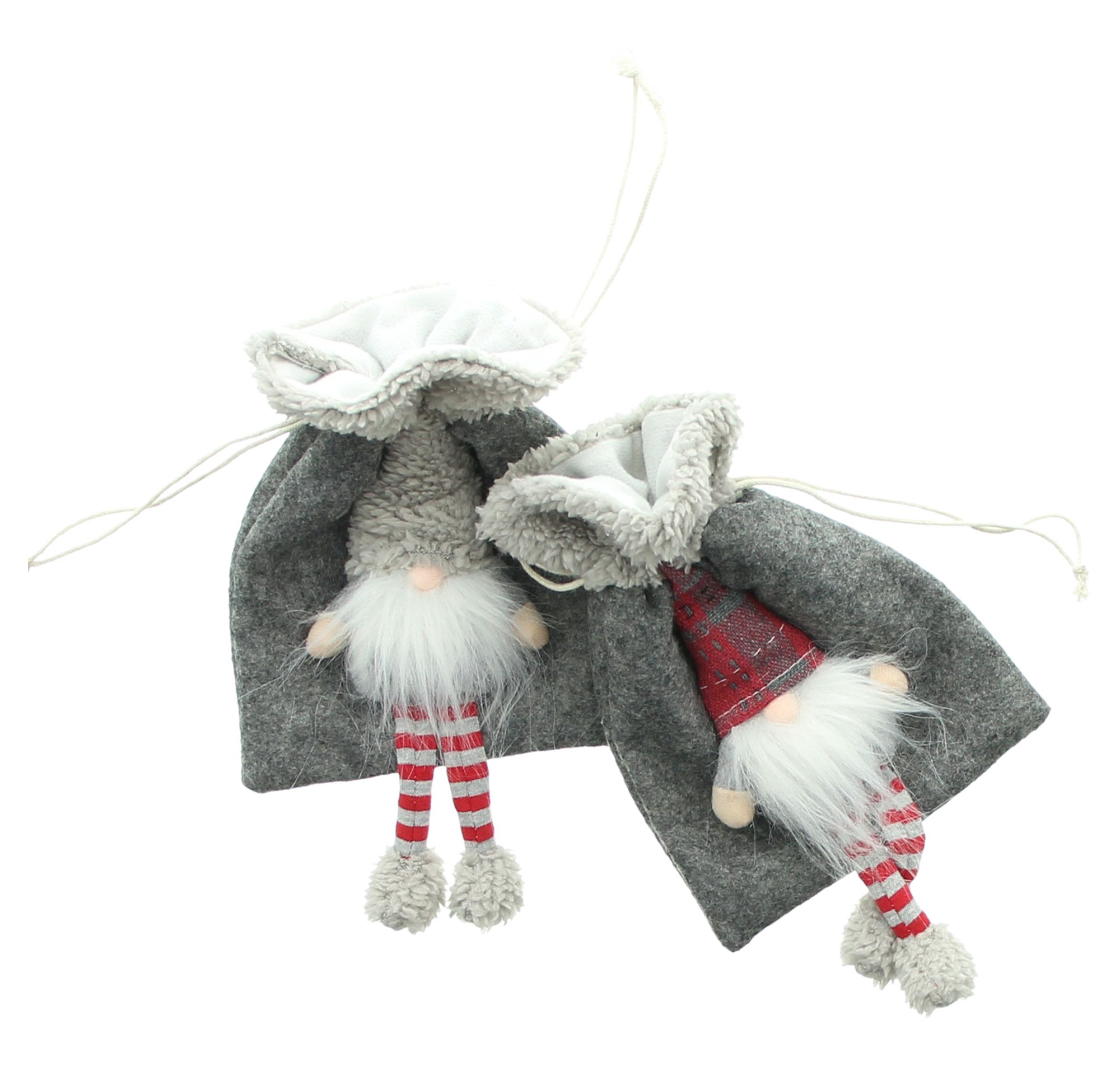 Acheter Lot de 2 pochettes cadeaux "lutin"  dans la boutique en ligne de Frank Flechtwaren pour Noël