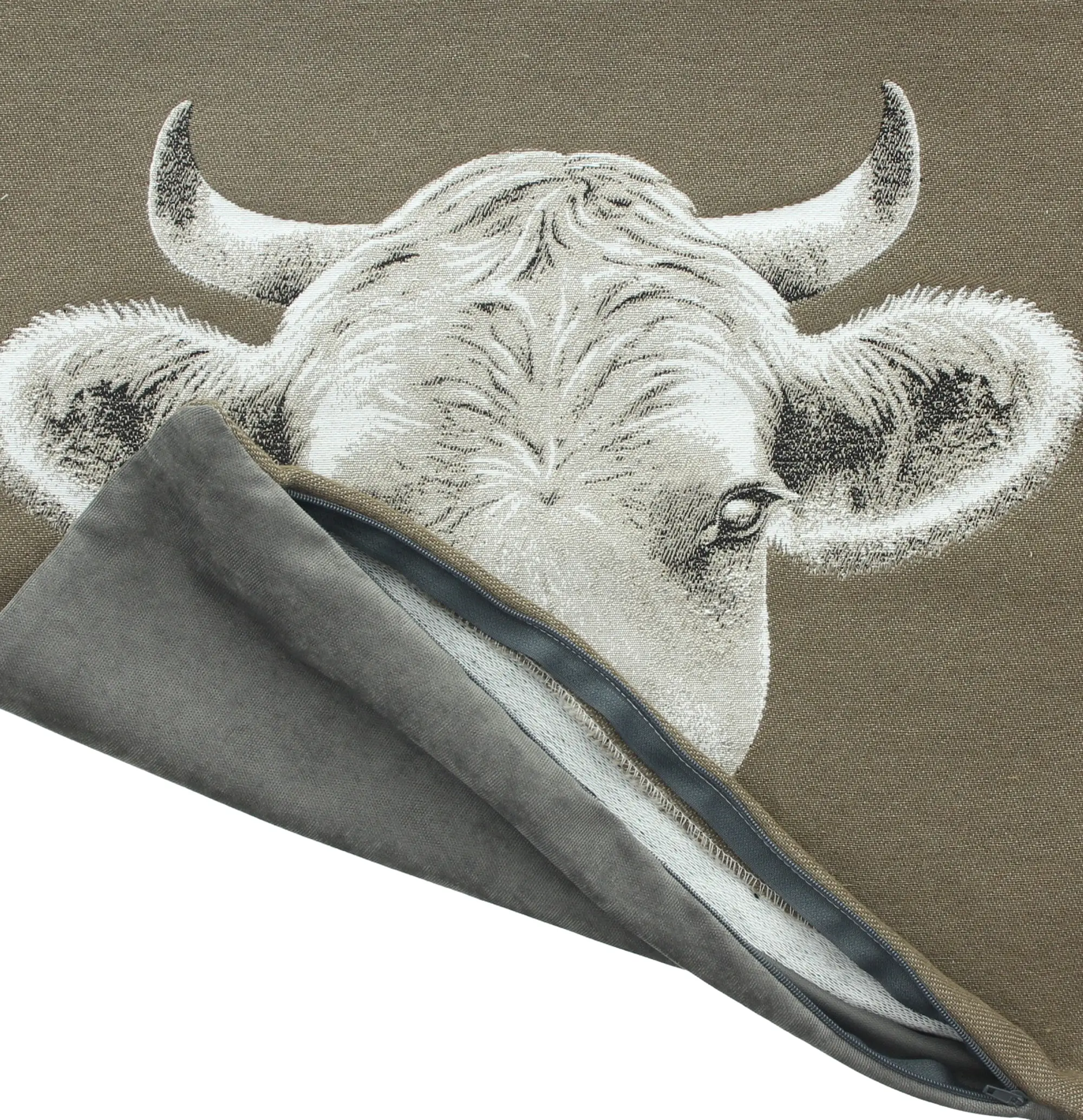 Acheter Housse de coussin "Cozy Cow"  dans la boutique en ligne de Frank Flechtwaren pour Remplissages