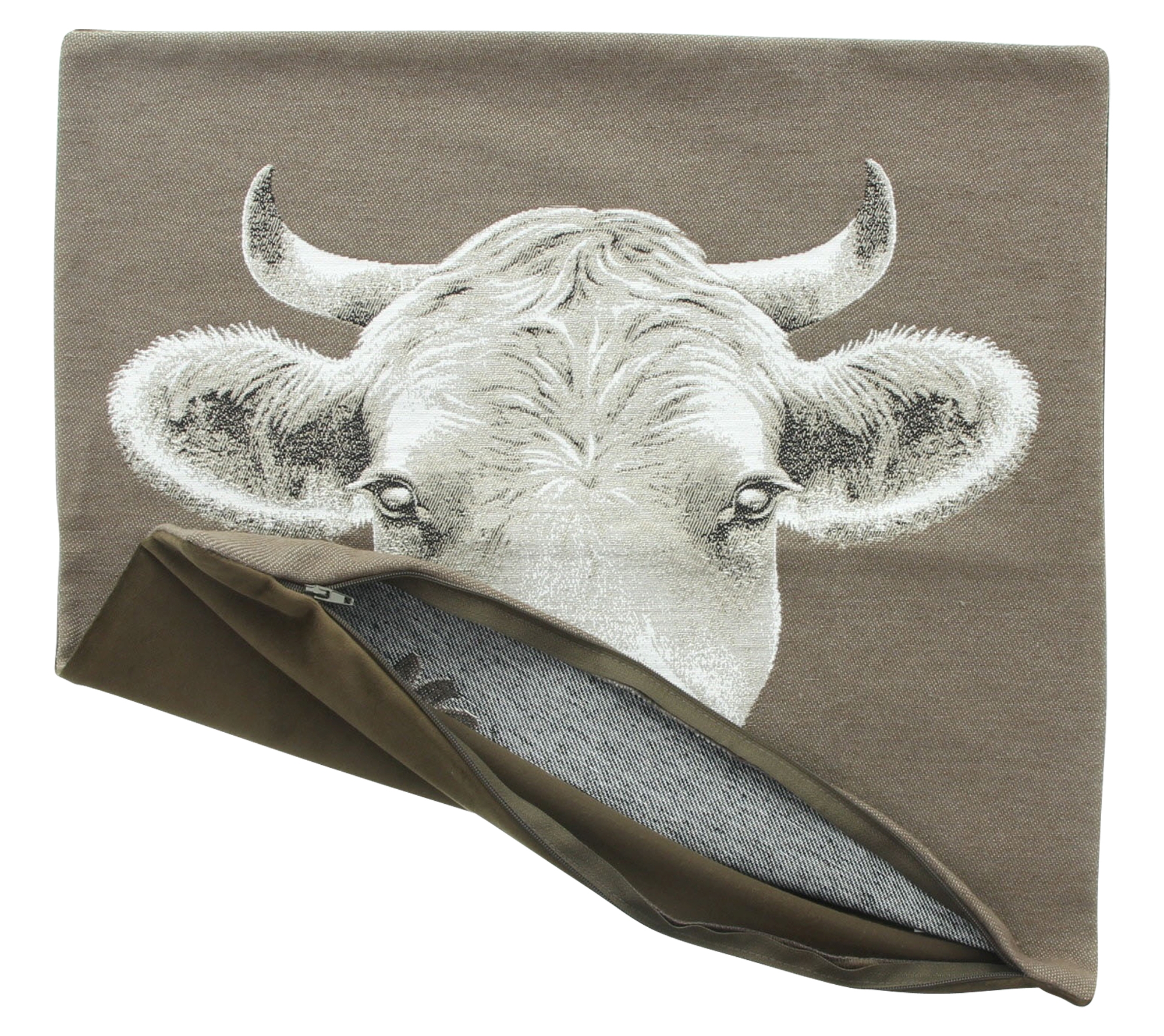 Acheter Housse de coussin "Cozy Cow"  dans la boutique en ligne de Frank Flechtwaren pour Remplissages