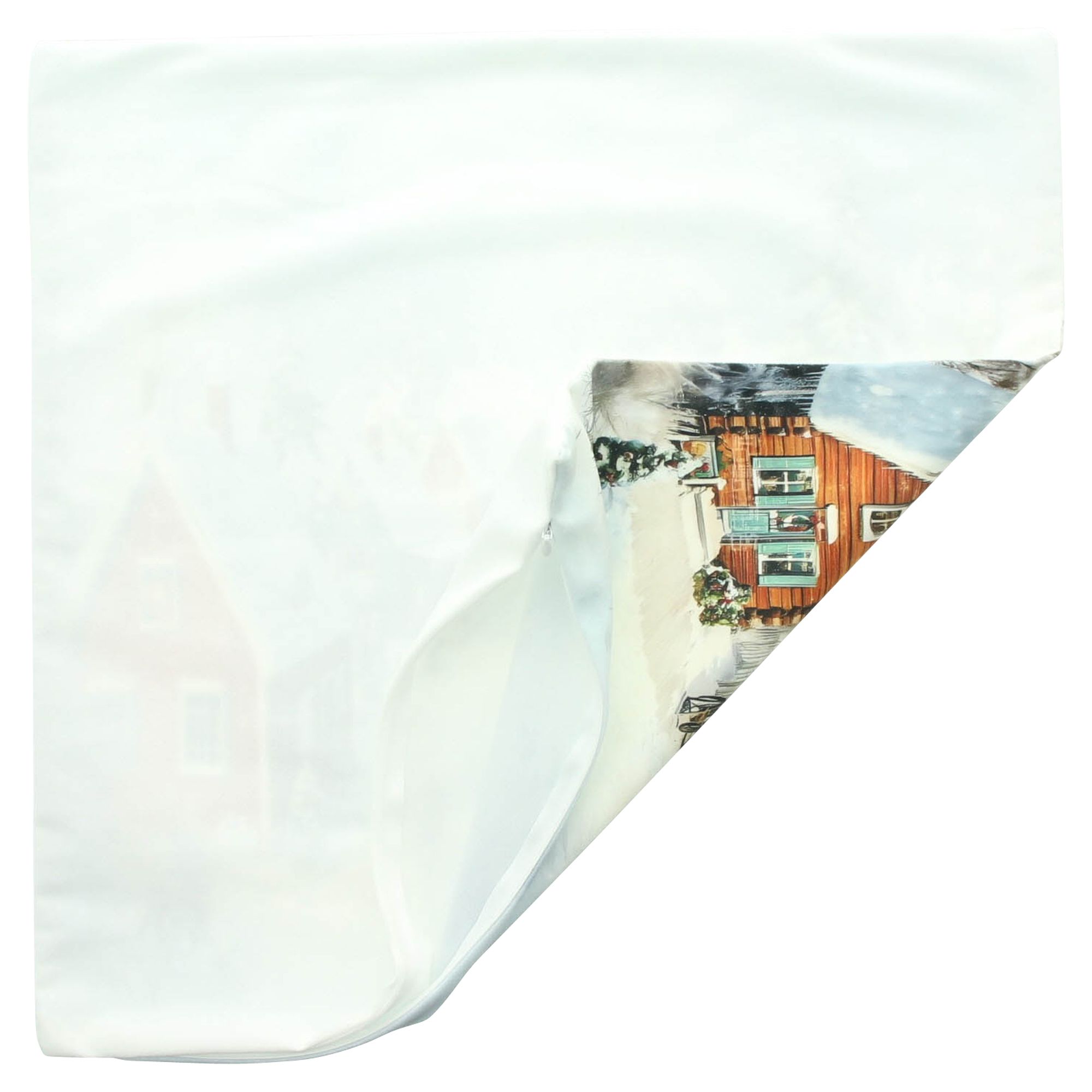 Acheter Housse de coussin « Winterdorf »  dans la boutique en ligne de Frank Flechtwaren pour Coussins &amp; remplissages