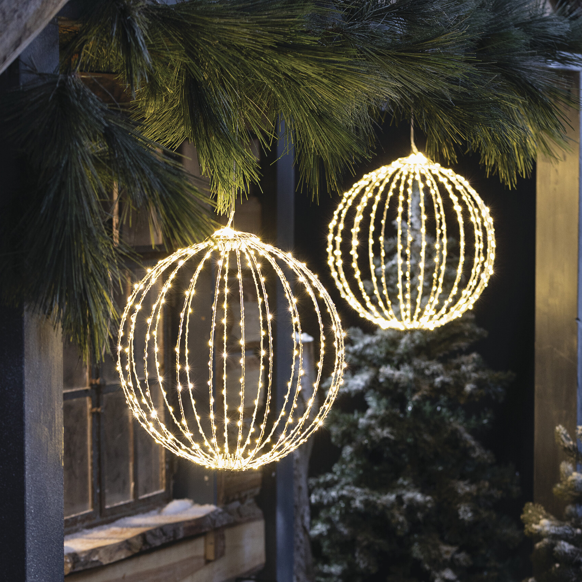 Acheter Grande boule LED "Shine"  dans la boutique en ligne de Frank Flechtwaren pour Luminaires de jardin