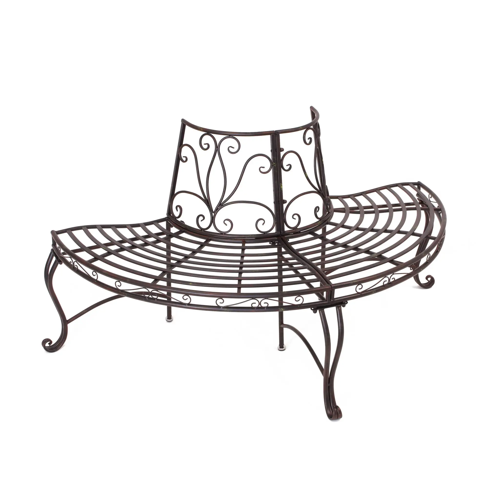 Acheter Banc en métal "demi-cercle"  dans la boutique en ligne de Frank Flechtwaren pour Bancs