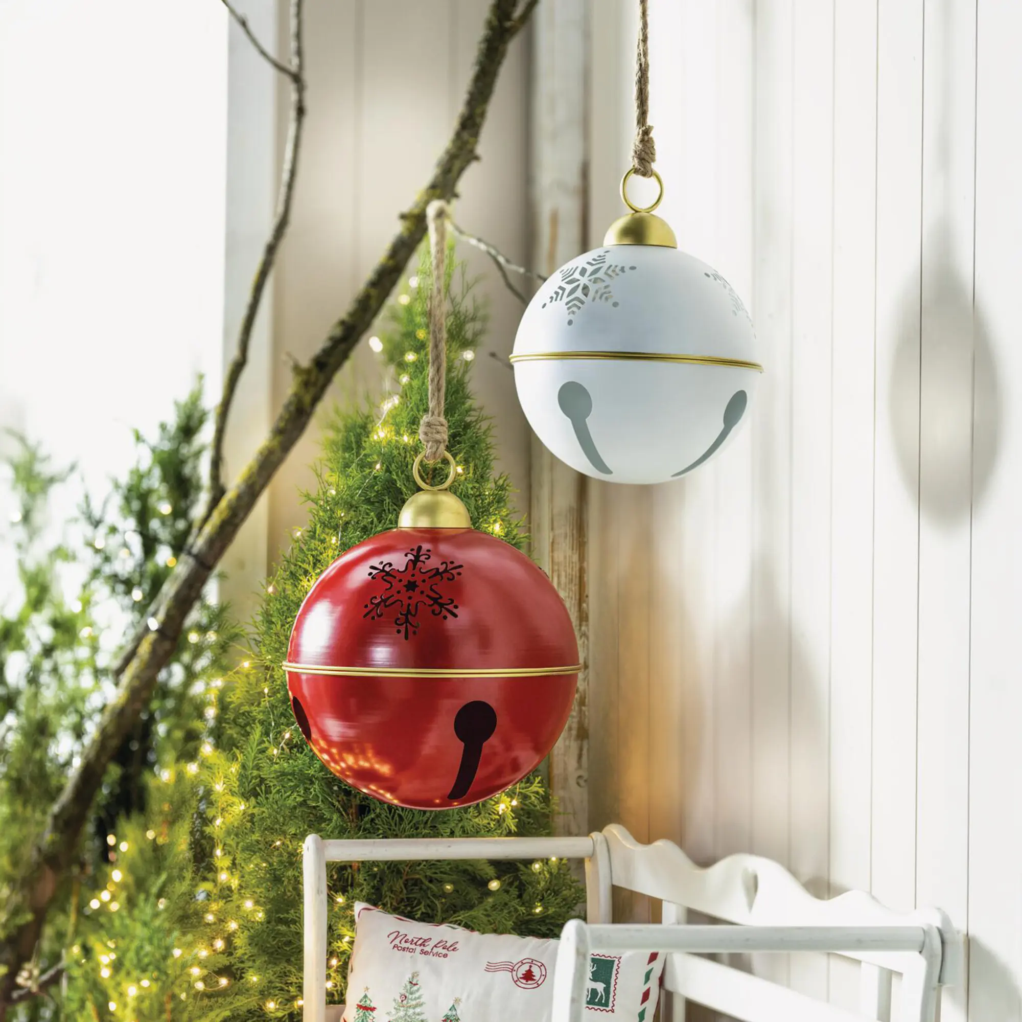Acheter Cloche de Noël « Maxi », lot de 2 dans la boutique en ligne de Frank Flechtwaren