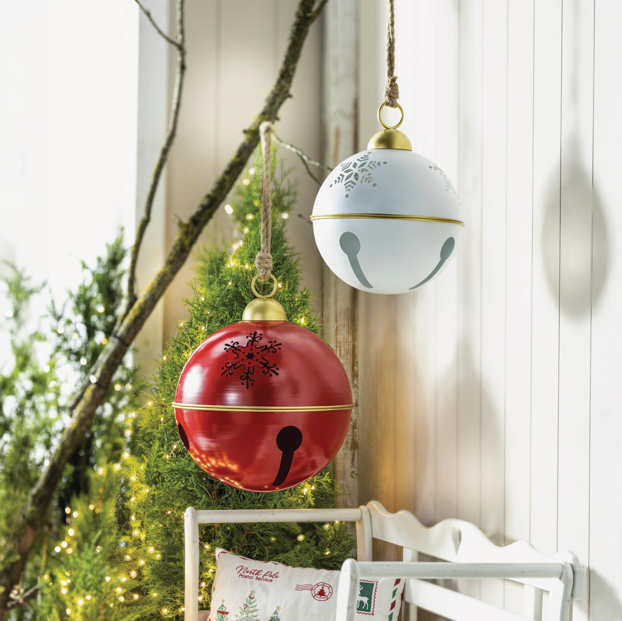 Acheter Cloche de Noël « Maxi », lot de 2 dans la boutique en ligne de Frank Flechtwaren