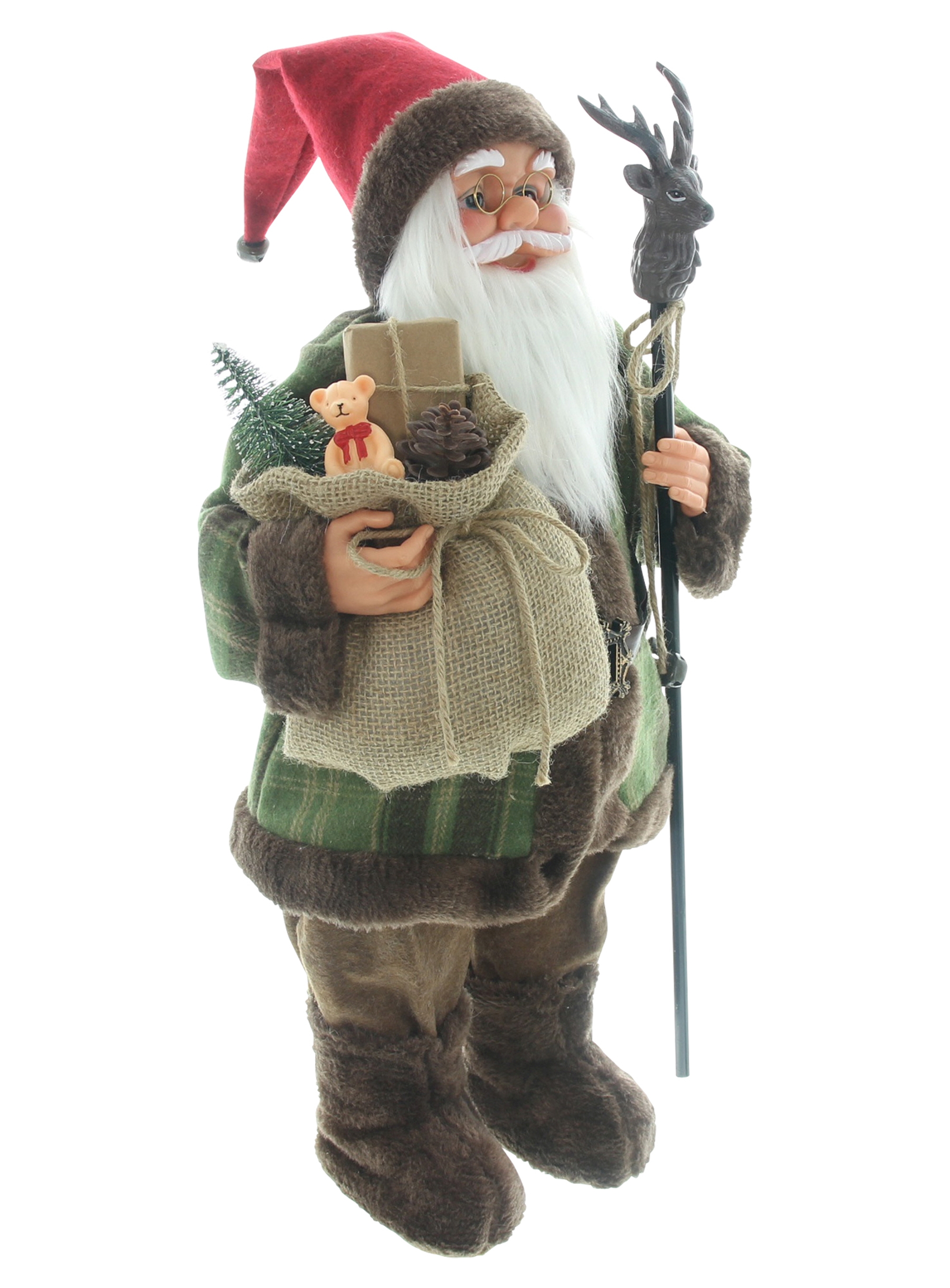 Acheter Figurine "Santa avec canne"  dans la boutique en ligne de Frank Flechtwaren pour Pères Noël