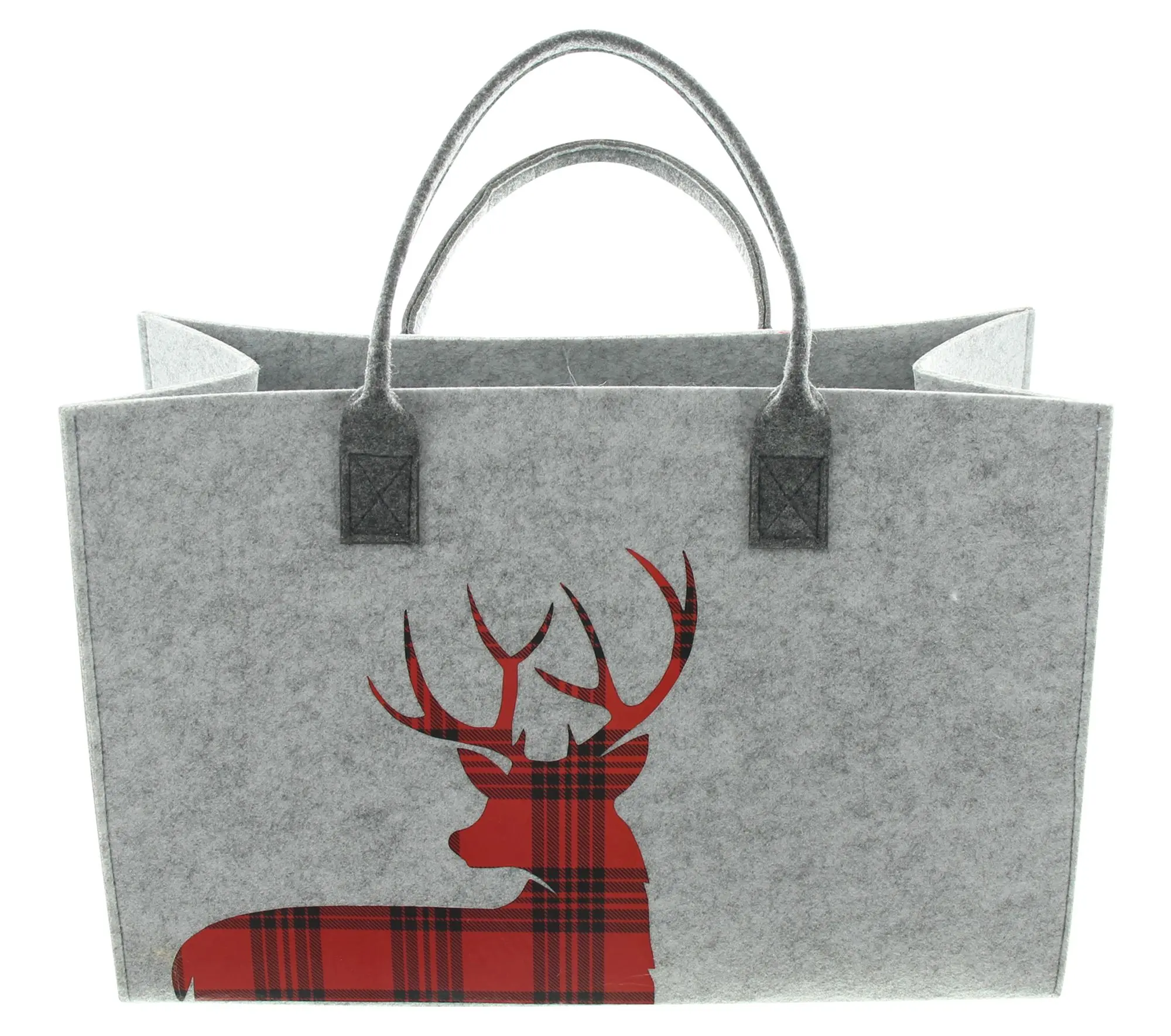 Acheter Sac en feutre "cerf -carreaux"  dans la boutique en ligne de Frank Flechtwaren pour Sacs