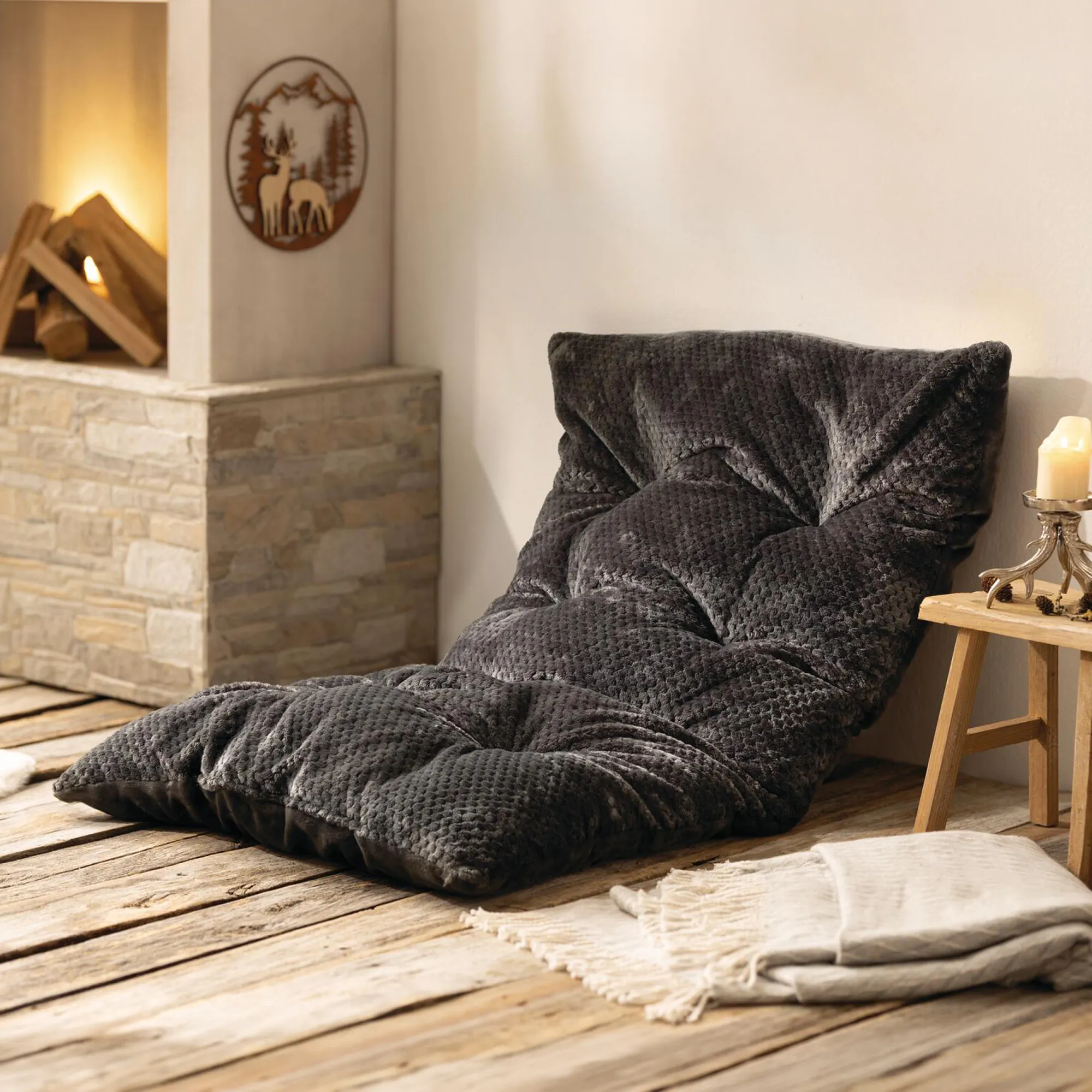 Acheter Coussin de détente « Anthracite »  dans la boutique en ligne de Frank Flechtwaren pour Coussins de chaise