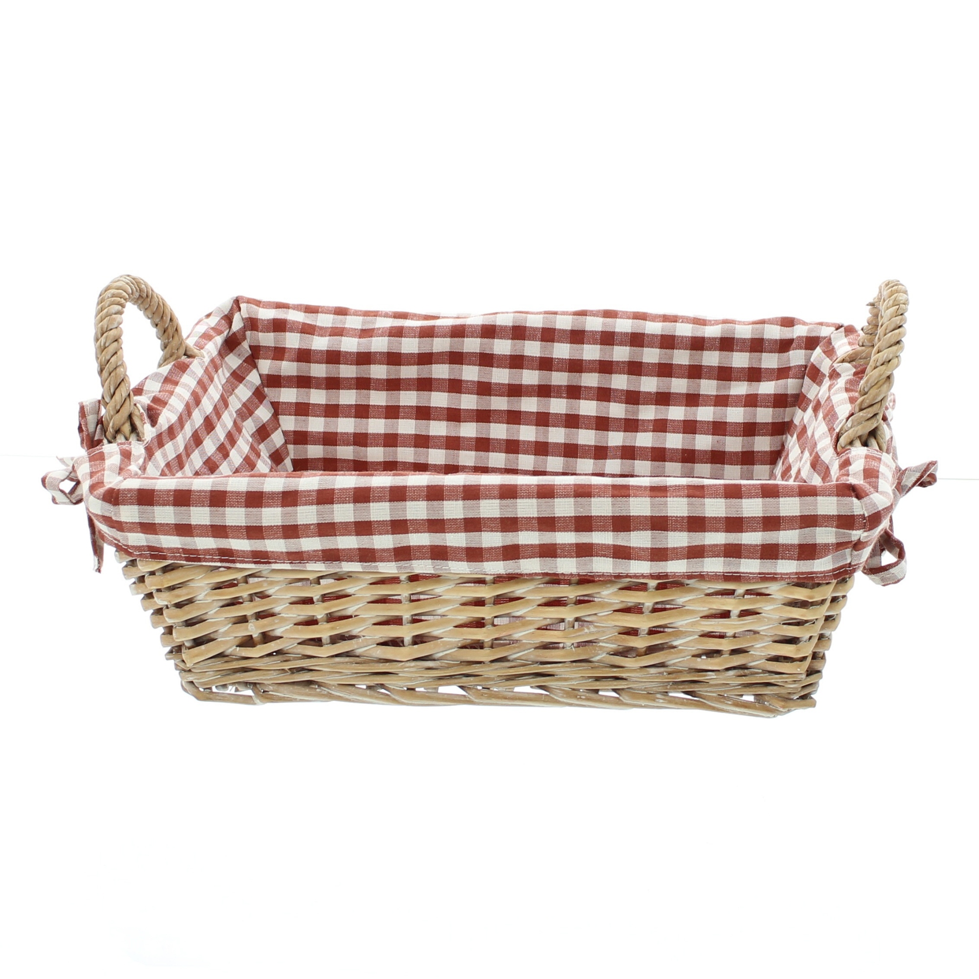 Acheter Corbeille "carreaux", carrée  dans la boutique en ligne de Frank Flechtwaren pour Automne