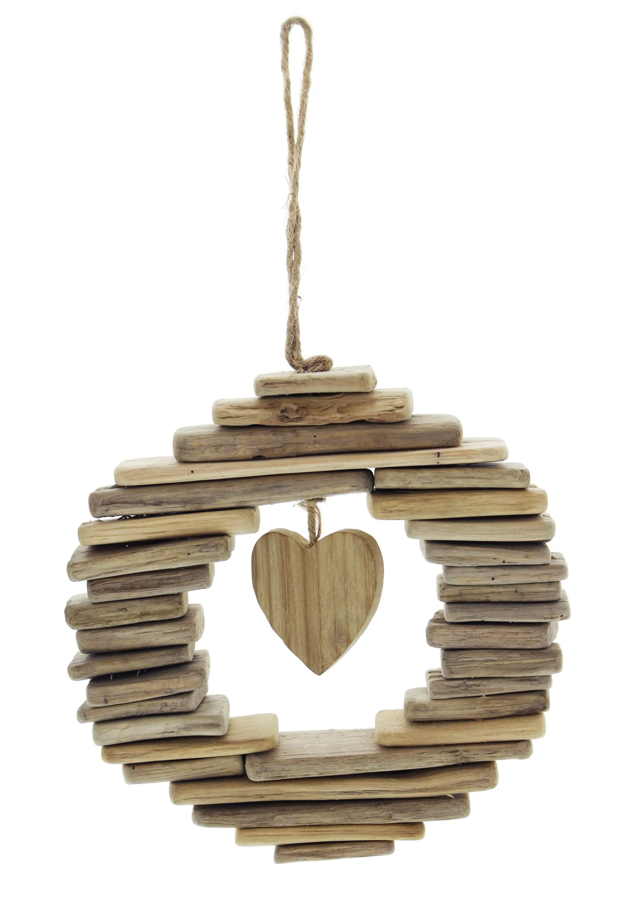 Acheter Couronne "Wooden-Heart"  dans la boutique en ligne de Frank Flechtwaren pour Pâques